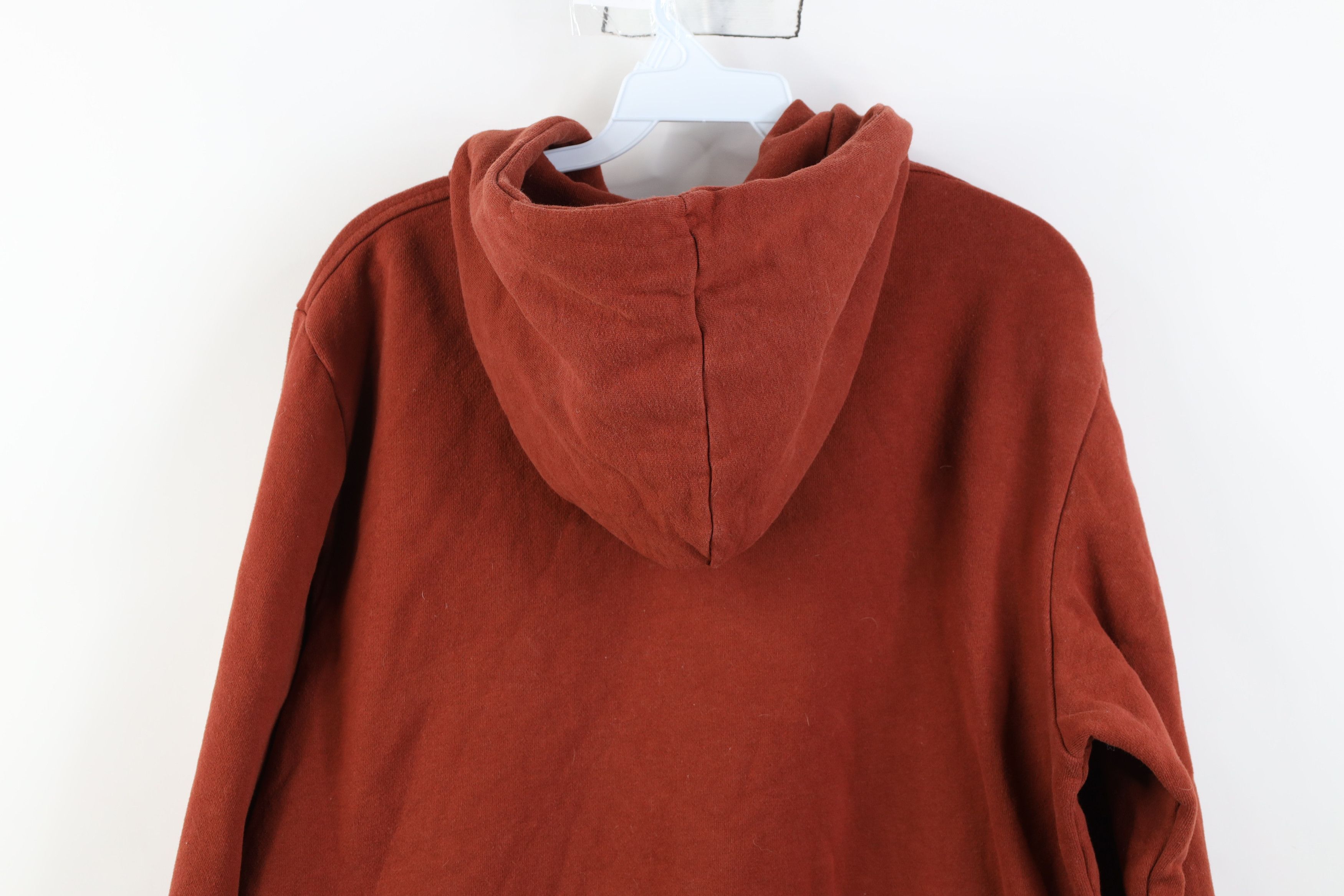 The North Face Vintage Y2K The North Face Logo Heavy Full Zip Hoodie Rust Size US S / EU 44-46 / 1 - 13 Thumbnail