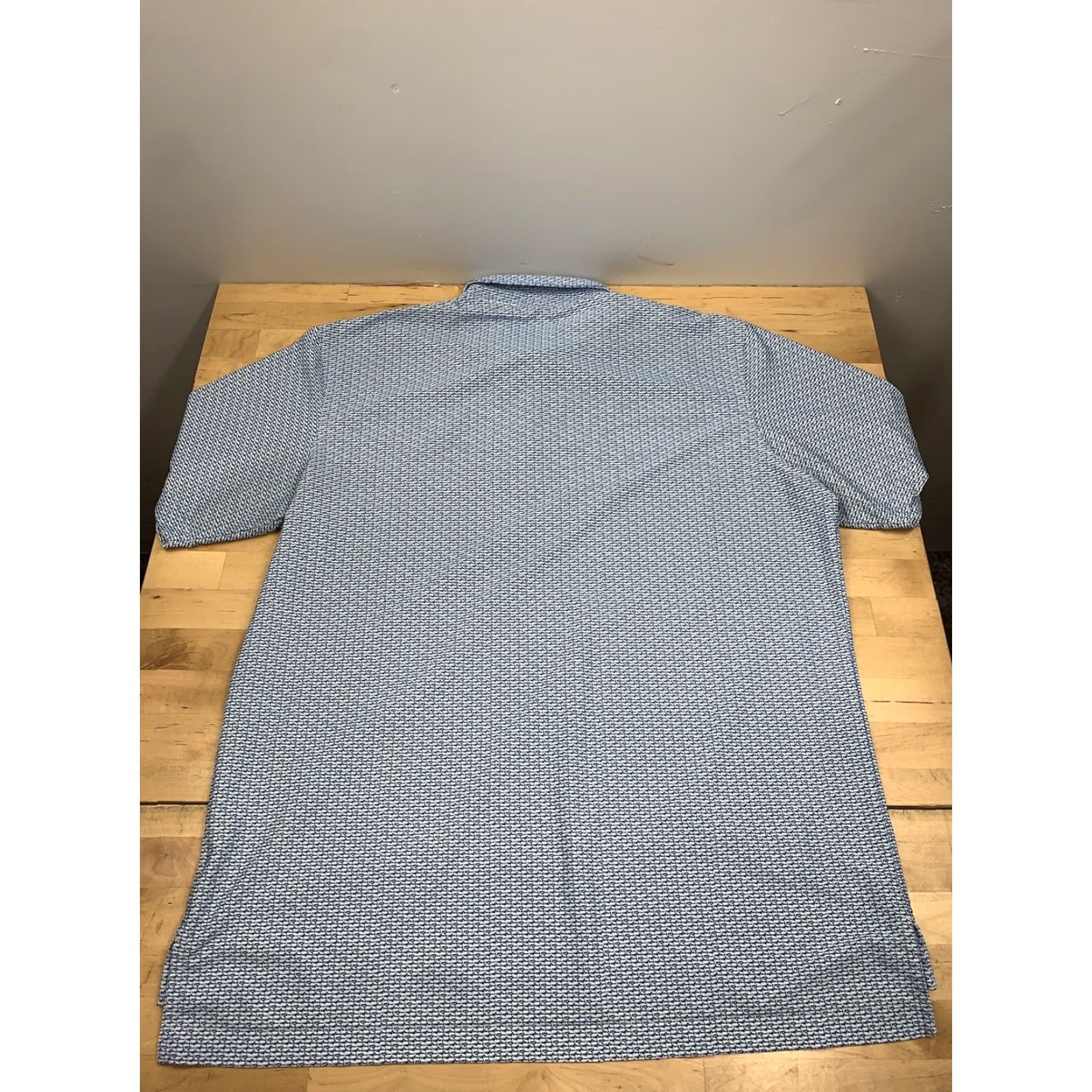 Peter Millar Peter Millar Polo L Blue Summer Comfort Stretch Performance Casual Golf Mens #8417 Size US L / EU 52-54 / 3 - 2 Thumbnail