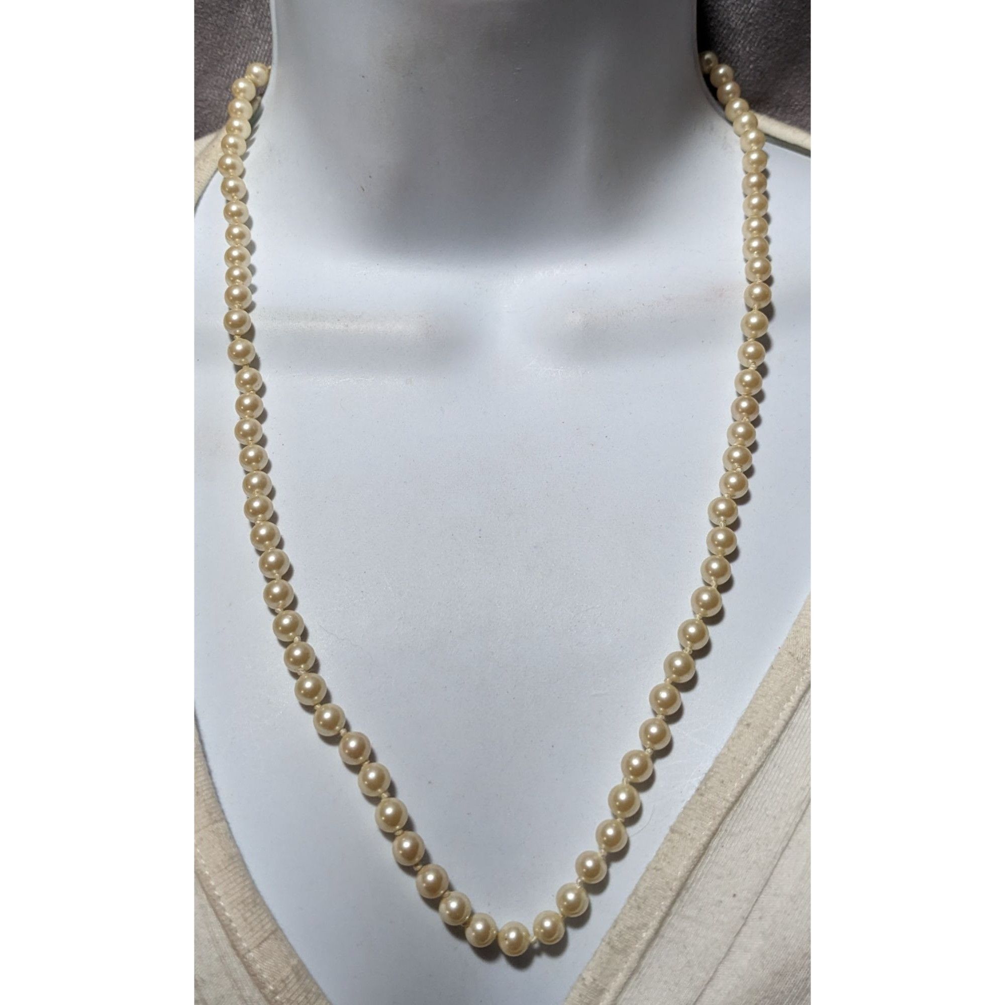 Monet Vintage Glam Monet Beaded Faux Pearl Necklace Size ONE SIZE - 7 Thumbnail
