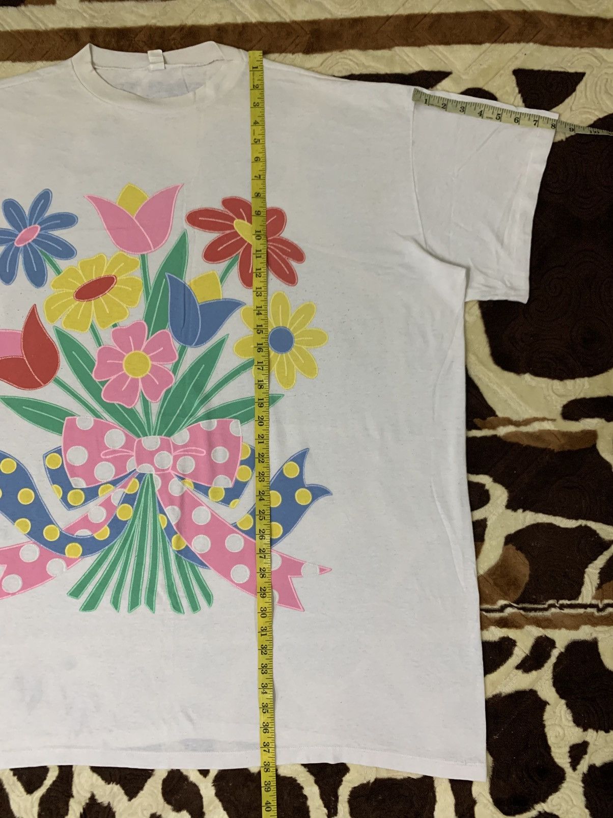 The Unbranded Brand LAST DROP#Vintage Flower Design Made In Usa Oversized Size US XXL / EU 58 / 5 - 5 Thumbnail