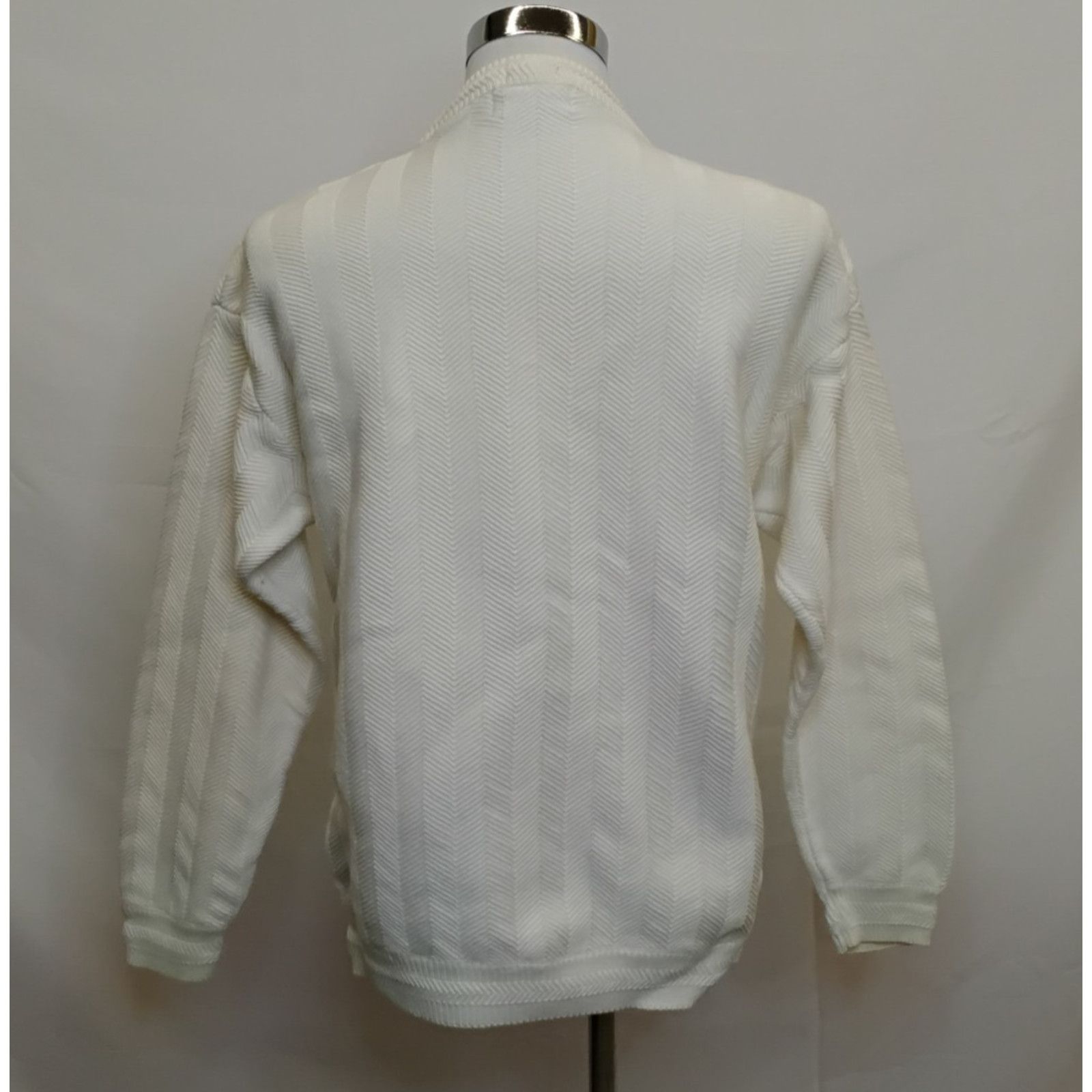 Chaps Chaps by Ralph Lauren Hand Framed Sweater Men's L Ivory VTG Size US L / EU 52-54 / 3 - 3 Thumbnail