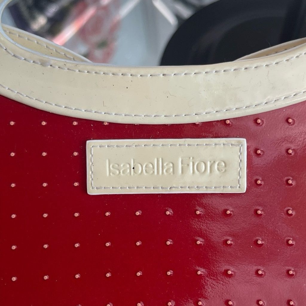 Other Isabelle Fiore Red and Cream Bow Clutch bag Size ONE SIZE - 5 Thumbnail