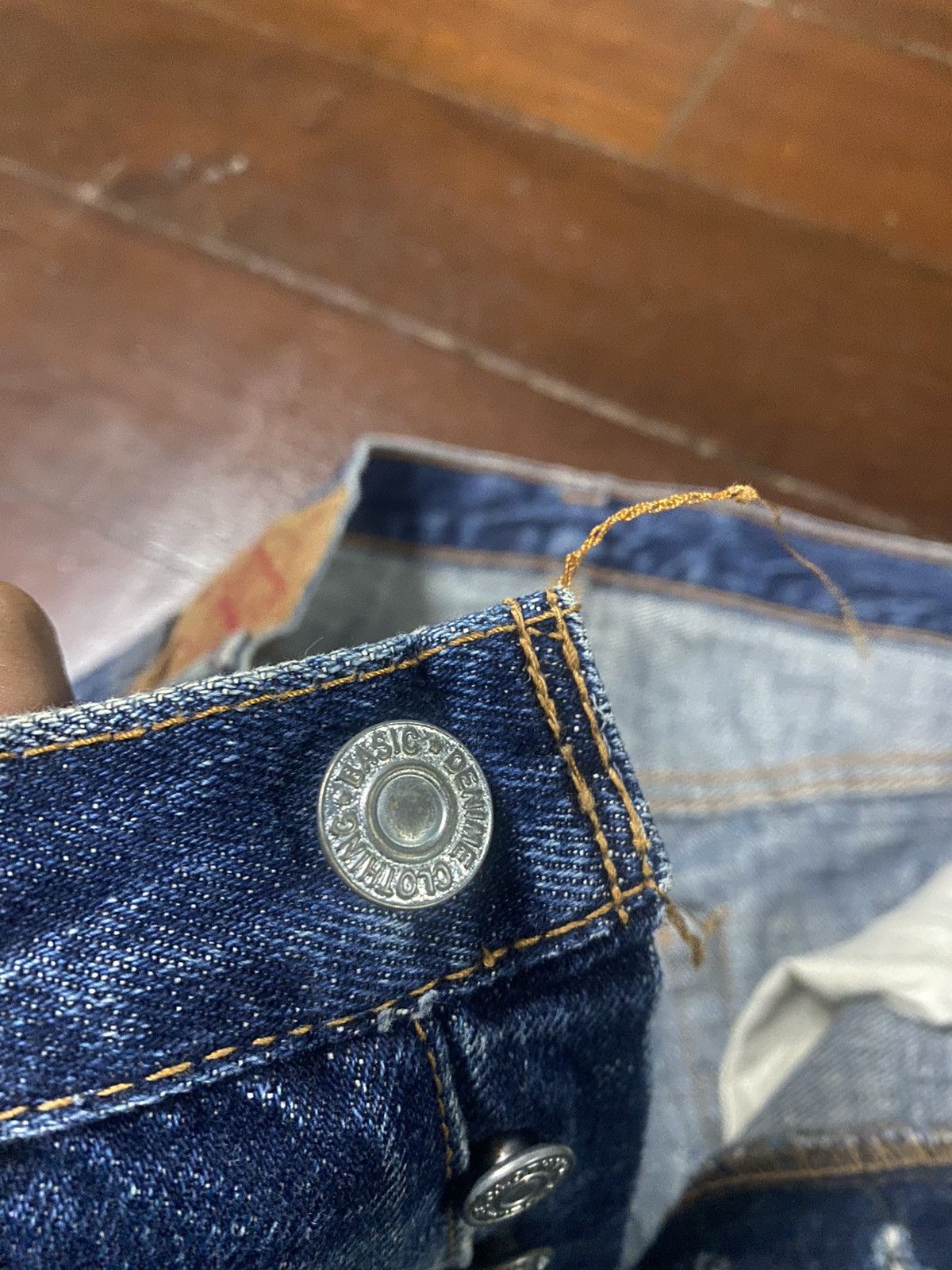 Denime Vintage Denime Japan Distressed Selvedge Jeans Size US 32 / EU 48 - 17 Thumbnail