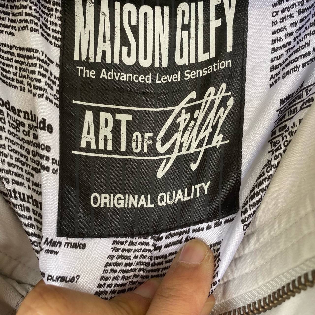Arts & Science × Japanese Brand Vtg Fur Maison Gilfy News Paper Printed Lining Style Jacket Size S / US 4 / IT 40 - 6 Thumbnail