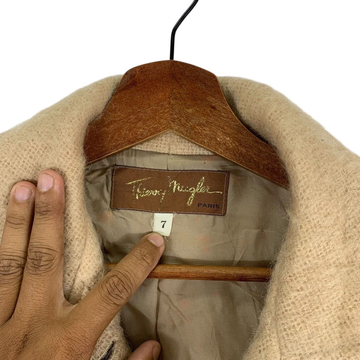 Thierry Mugler Vintage Thierry Mugler jacket coat Mohair Size L / US 10 / IT 46 - 9 Thumbnail