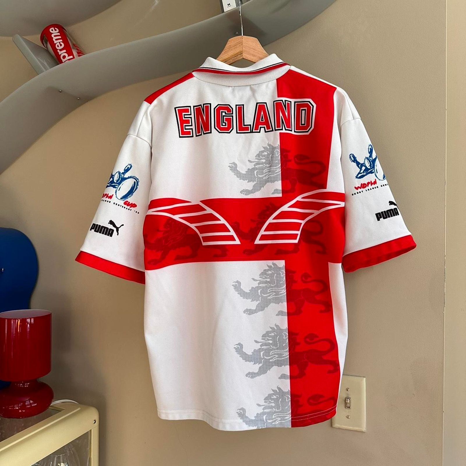 Puma × Vintage Vintage England Rugby Puma Jersey Size US M / EU 48-50 / 2 - 3 Thumbnail