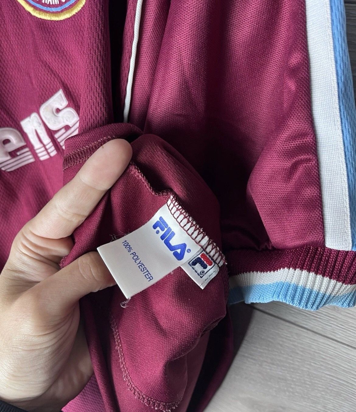 Fila VERY RARE SOCCER JERSEY MEN FILA WEST HAM UNITED Size US XL / EU 56 / 4 - 12 Thumbnail