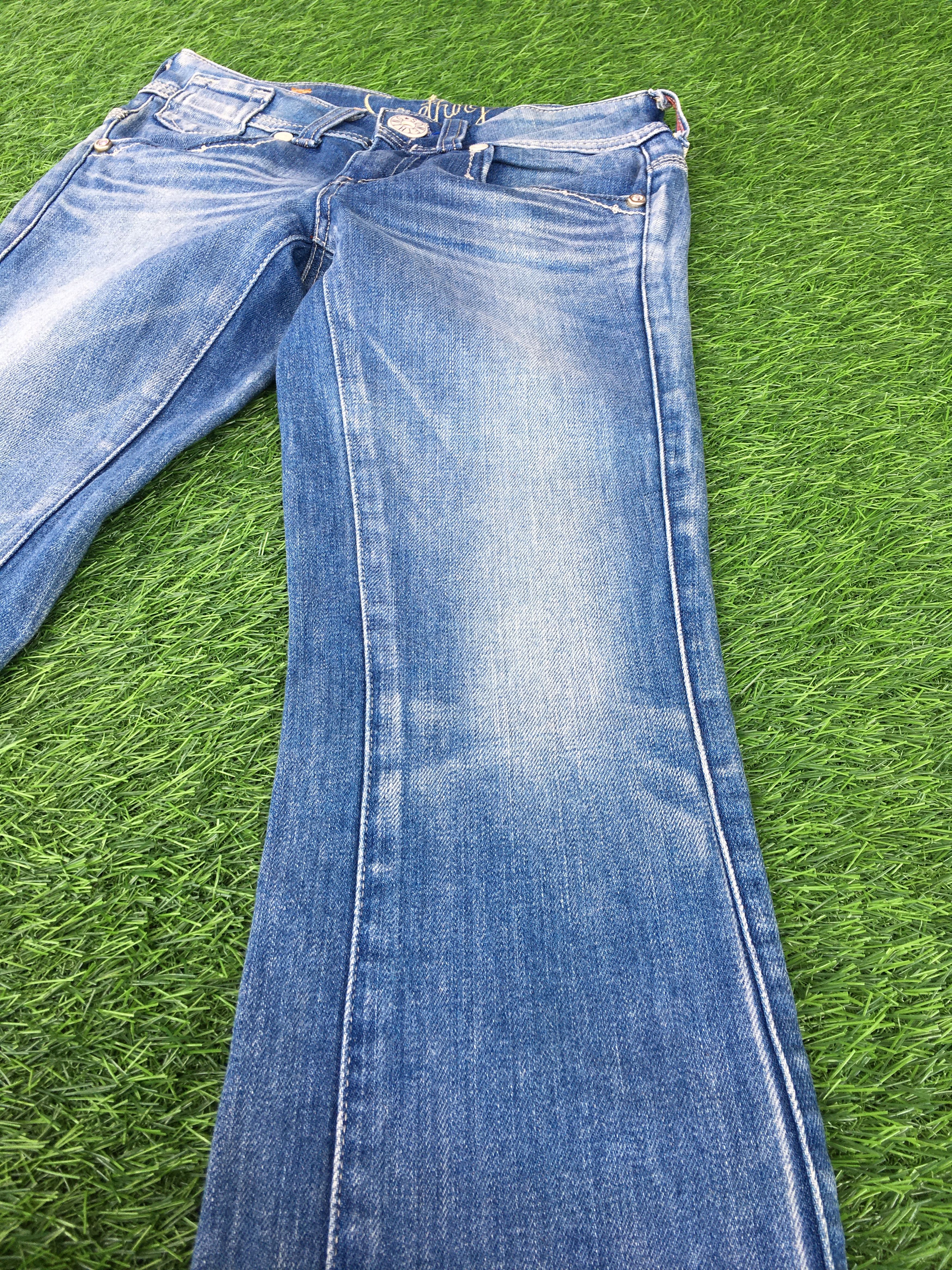 Japanese Brand Japanese Low Rise Bootcut Jeans D-1062 Size 24" / US 00 / IT 34 - 6 Thumbnail