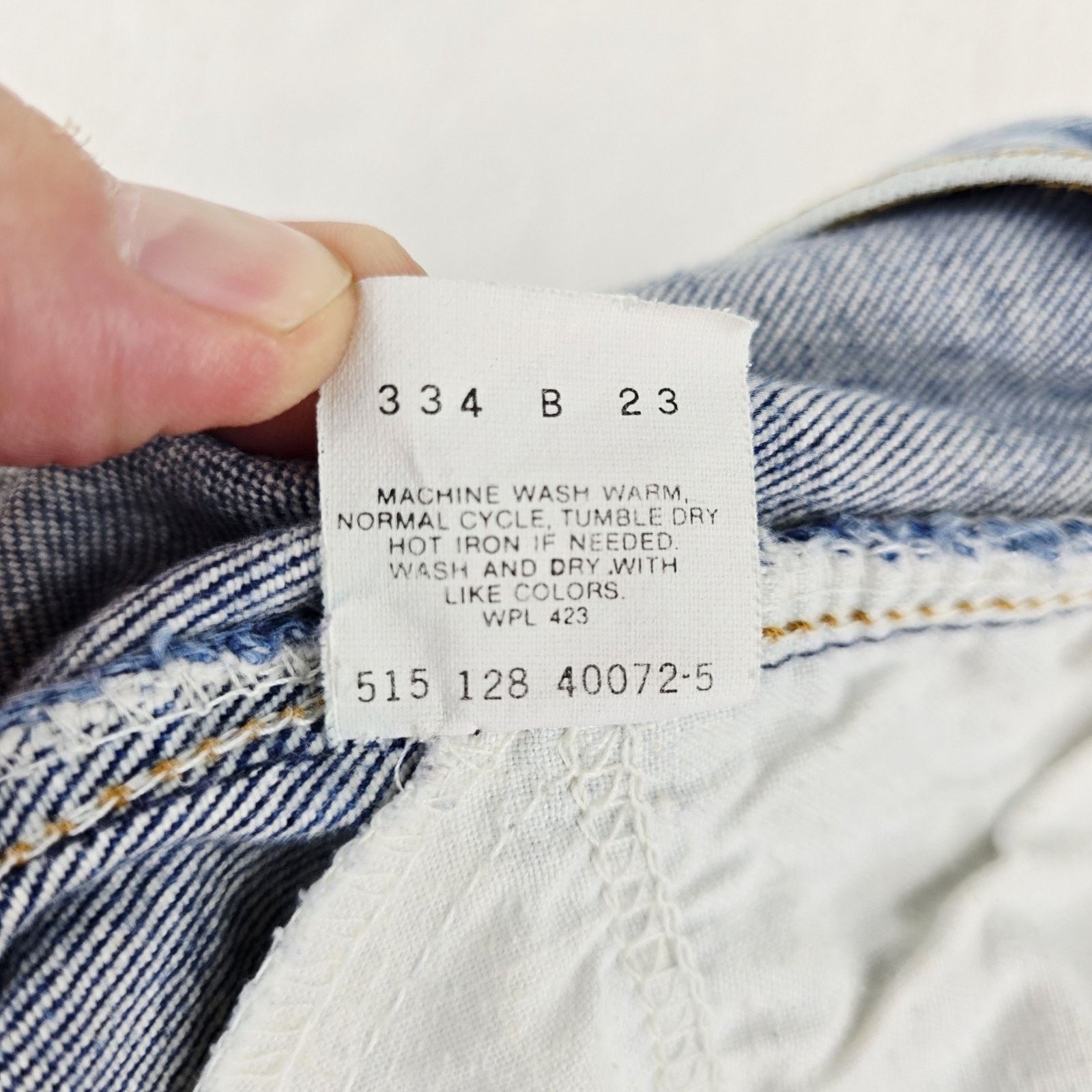 Levi's Vintage Levis 515 Acid Washed Jeans Fits 36x31 Denim 38x32 Size US 36 / EU 52 - 6 Thumbnail