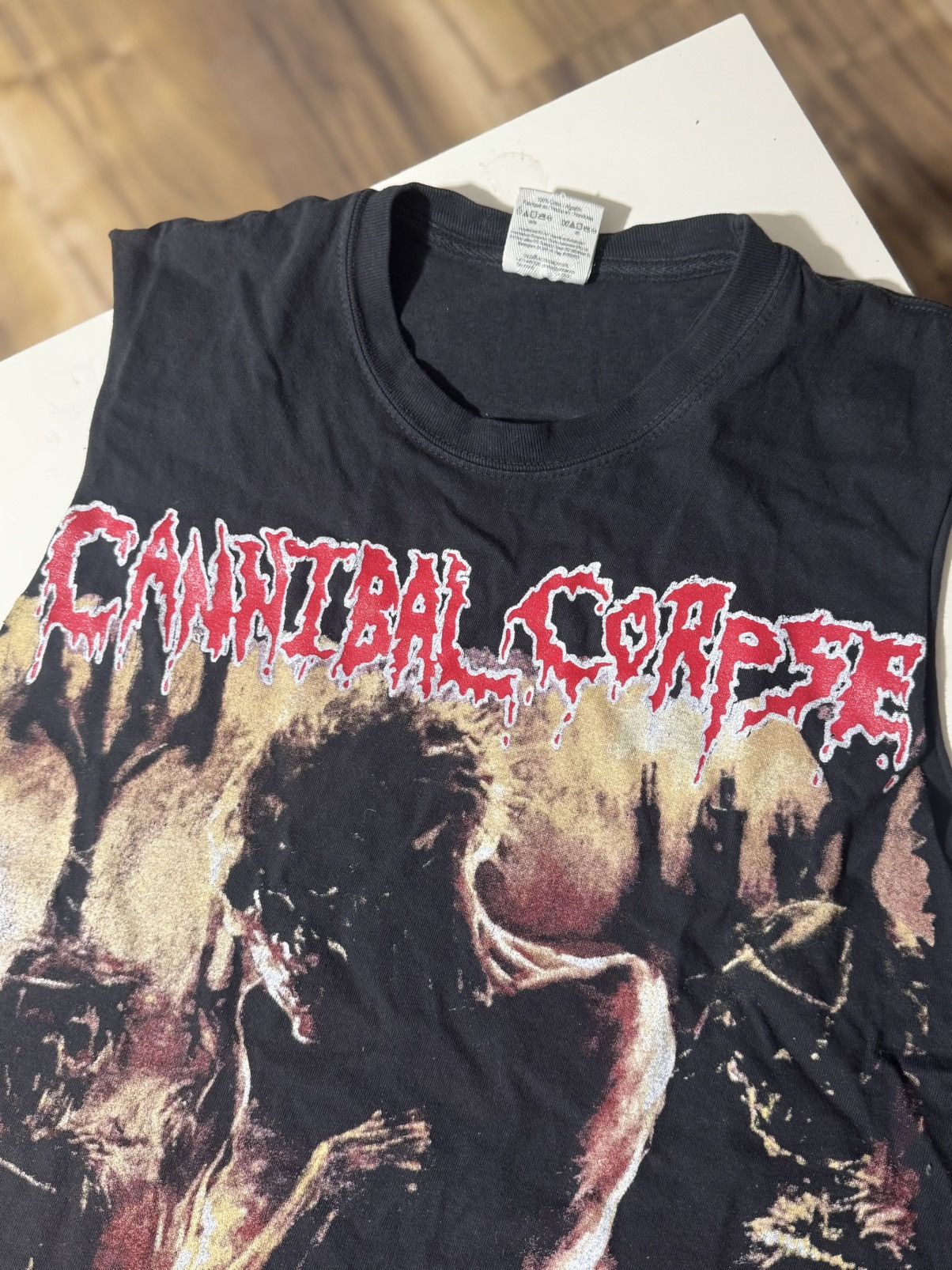 Band Tees VTG Cannibal Corpse Sleeveless Band Tee Size US M / EU 48-50 / 2 - 2 Thumbnail