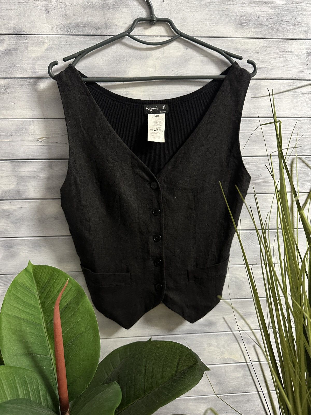 agnes b. Rare Luxury Vest Agnes B. Vintage Made in France Size M / US 6-8 / IT 42-44 - 1 Thumbnail