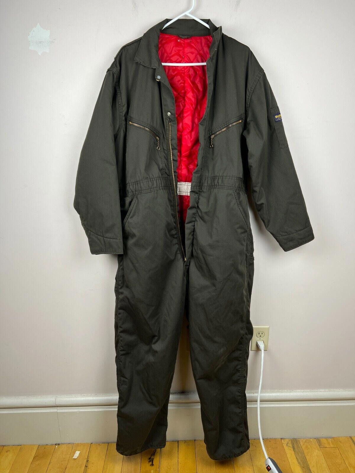 Vintage Vtg Oshkosh B'Gosh Coveralls Union Made Green Mens L Size ONE SIZE - 1 Thumbnail