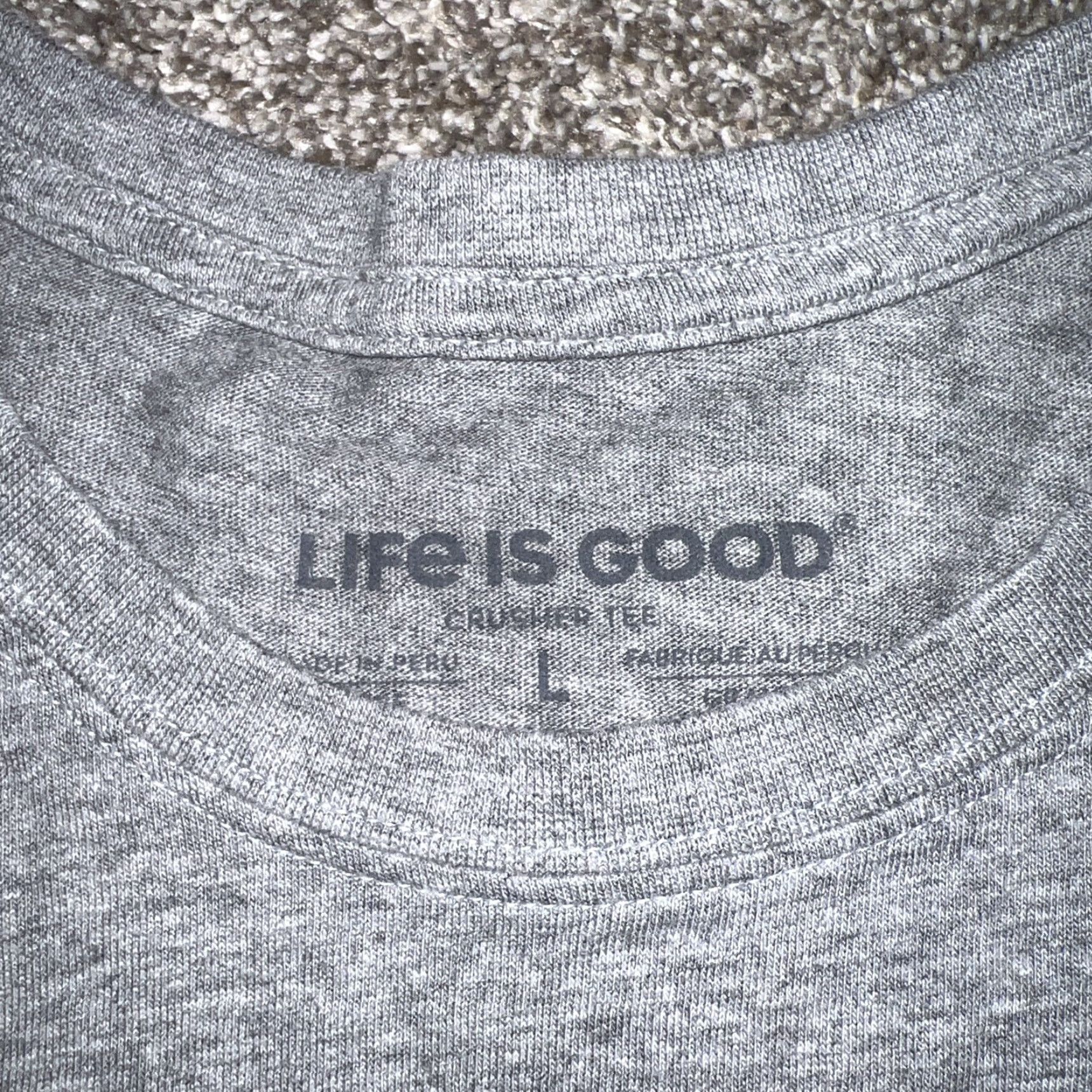 Life is Good Life Is Good Gray Short Sleeve T-Shirt Mens Size L Size US L / EU 52-54 / 3 - 3 Thumbnail