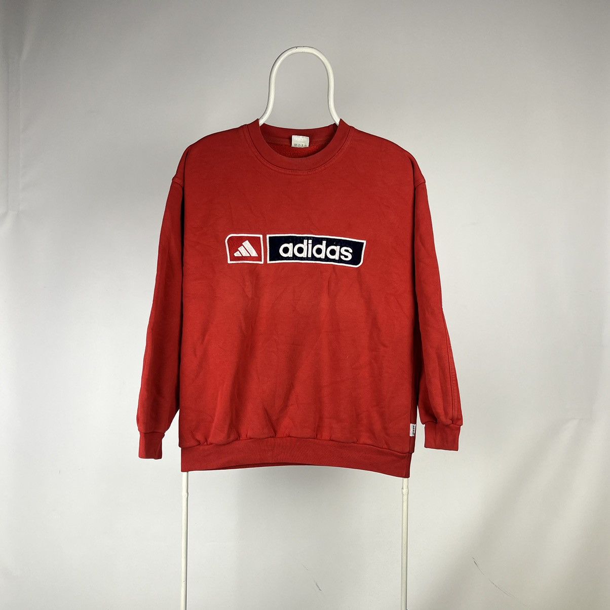 Adidas Vintage Adidas sweatshirt bootleg embroidered size Medium Size US M / EU 48-50 / 2 - 1 Thumbnail
