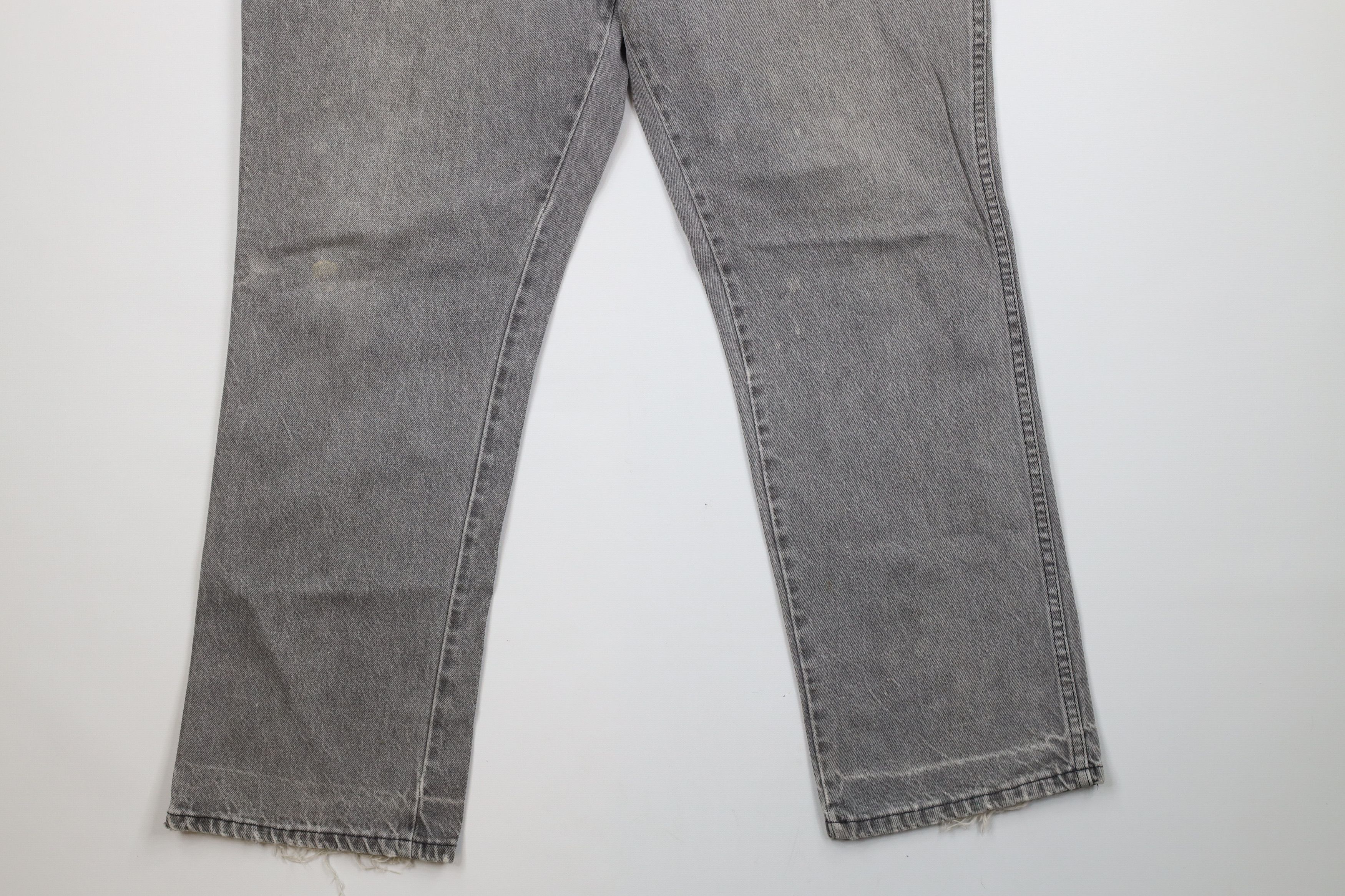 Vintage Vintage 90s Streetwear Flared Bootcut Denim Jeans Gray USA Size US 40 / EU 56 - 4 Thumbnail