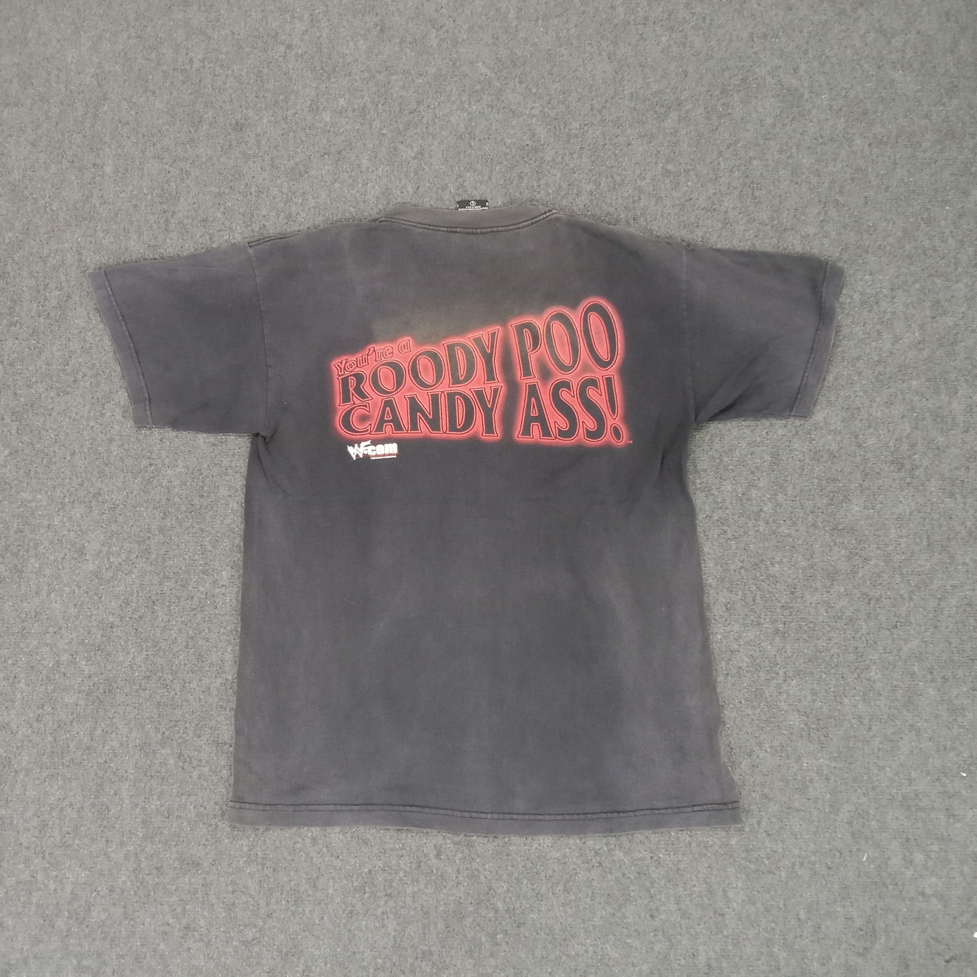 Vintage × WWE × WWF The Rock Says.. Dwayne Johnson American Wrestler Tshirt Size US L / EU 52-54 / 3 - 5 Thumbnail