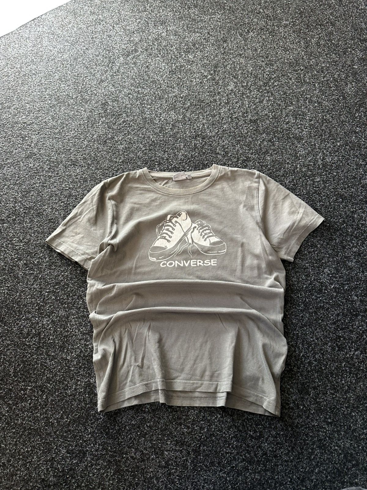 Converse × Vintage 🚨 VINTAGE CONVERSE ALL STAR VINTAGE BIG LOGO Y2K TEE RARE 00 Size US M / EU 48-50 / 2 - 1 Thumbnail