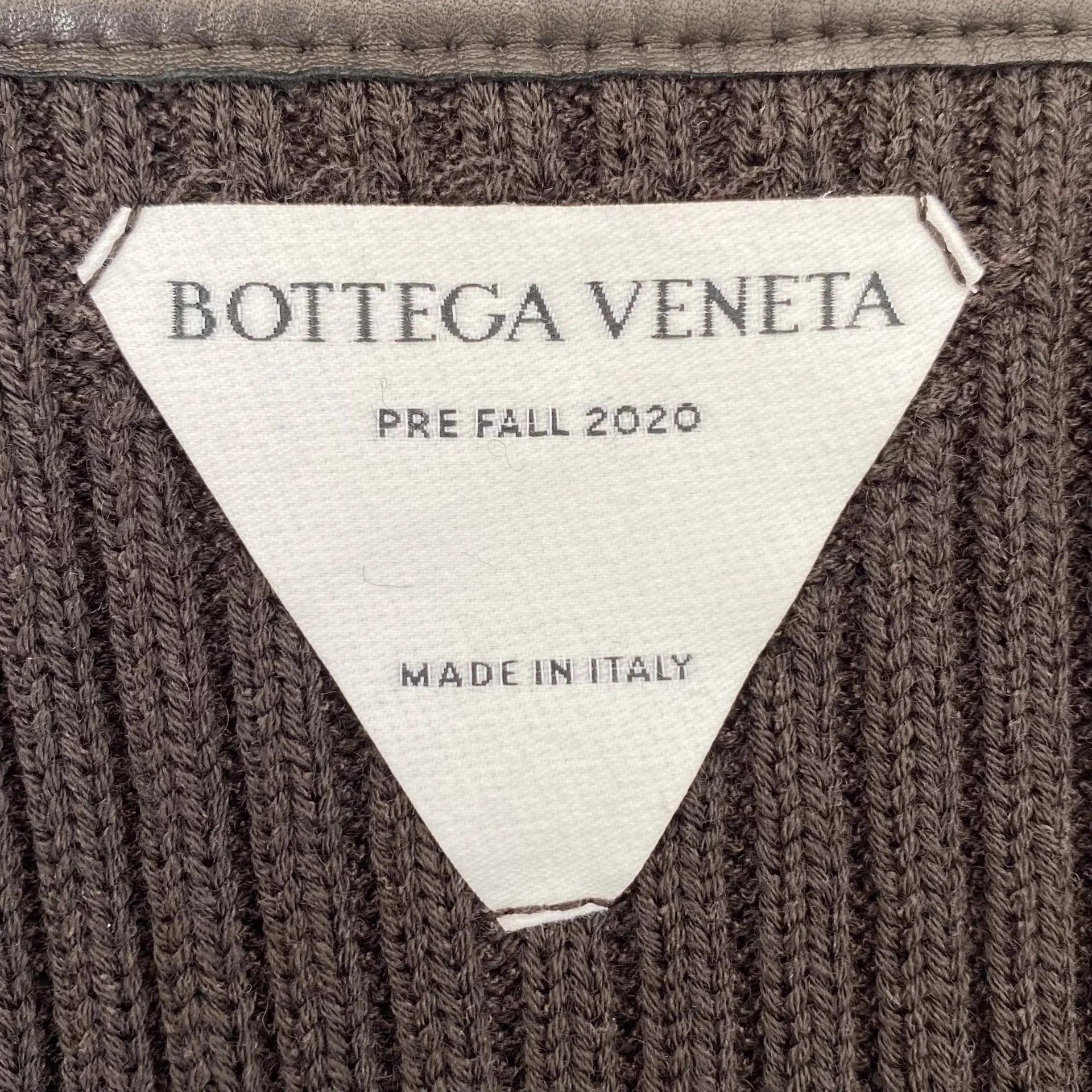 Bottega Veneta Bottega Veneta dark knit long cardigan S Size S / US 4 / IT 40 - 6 Thumbnail