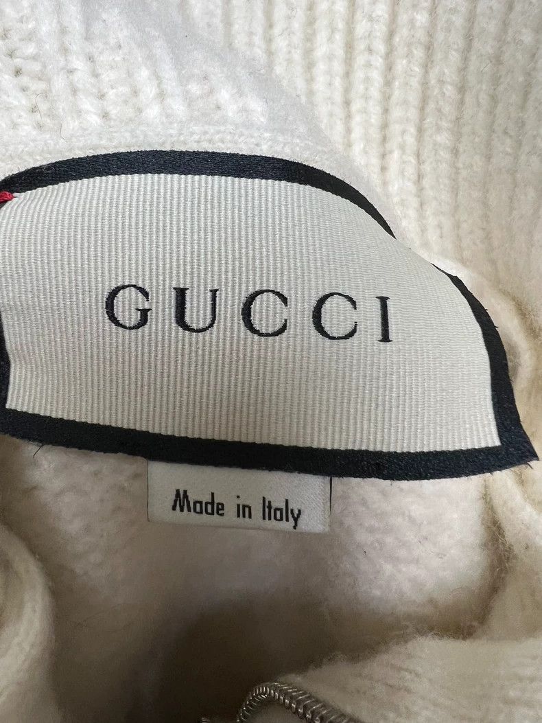 Gucci Gucci Winter beige knitted zipper jacket 2502-Nextarrow Size US XS / EU 42 / 0 - 2 Thumbnail