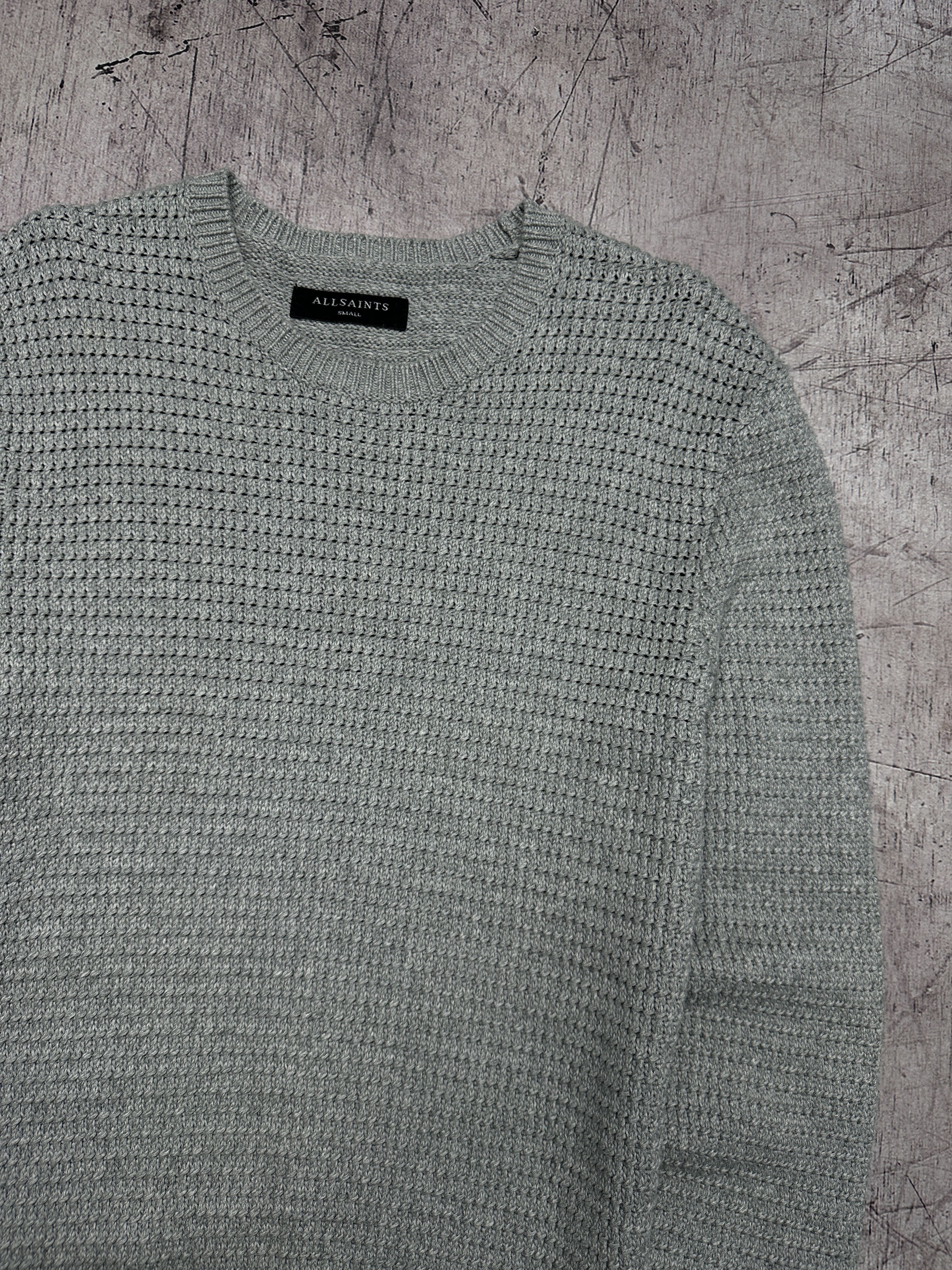 Allsaints Allsaints Mens Ettrick Crew Neck Knit Sweater Size US S / EU 44-46 / 1 - 2 Thumbnail