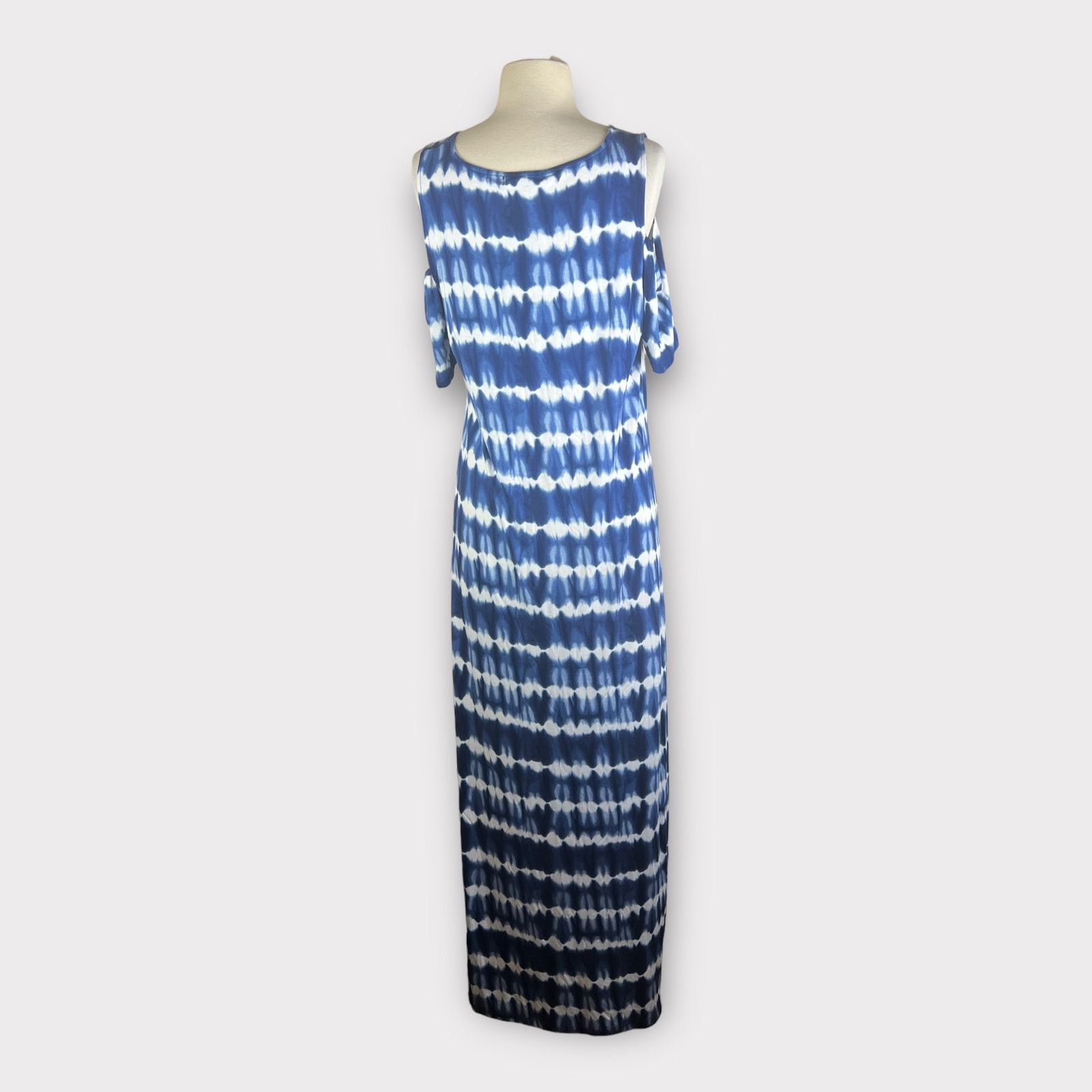 Nordstrom Design History | Cold Shoulder Lotus Pink Tie-Dye Maxi Dress Size L / US 10 / IT 46 - 7 Thumbnail