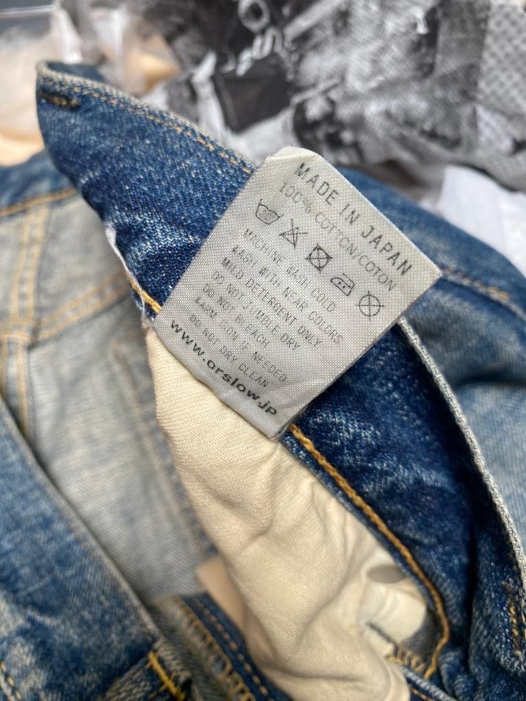 Orslow Or Slow stone washed selvedge jeans Size US 30 / EU 46 - 2 Thumbnail