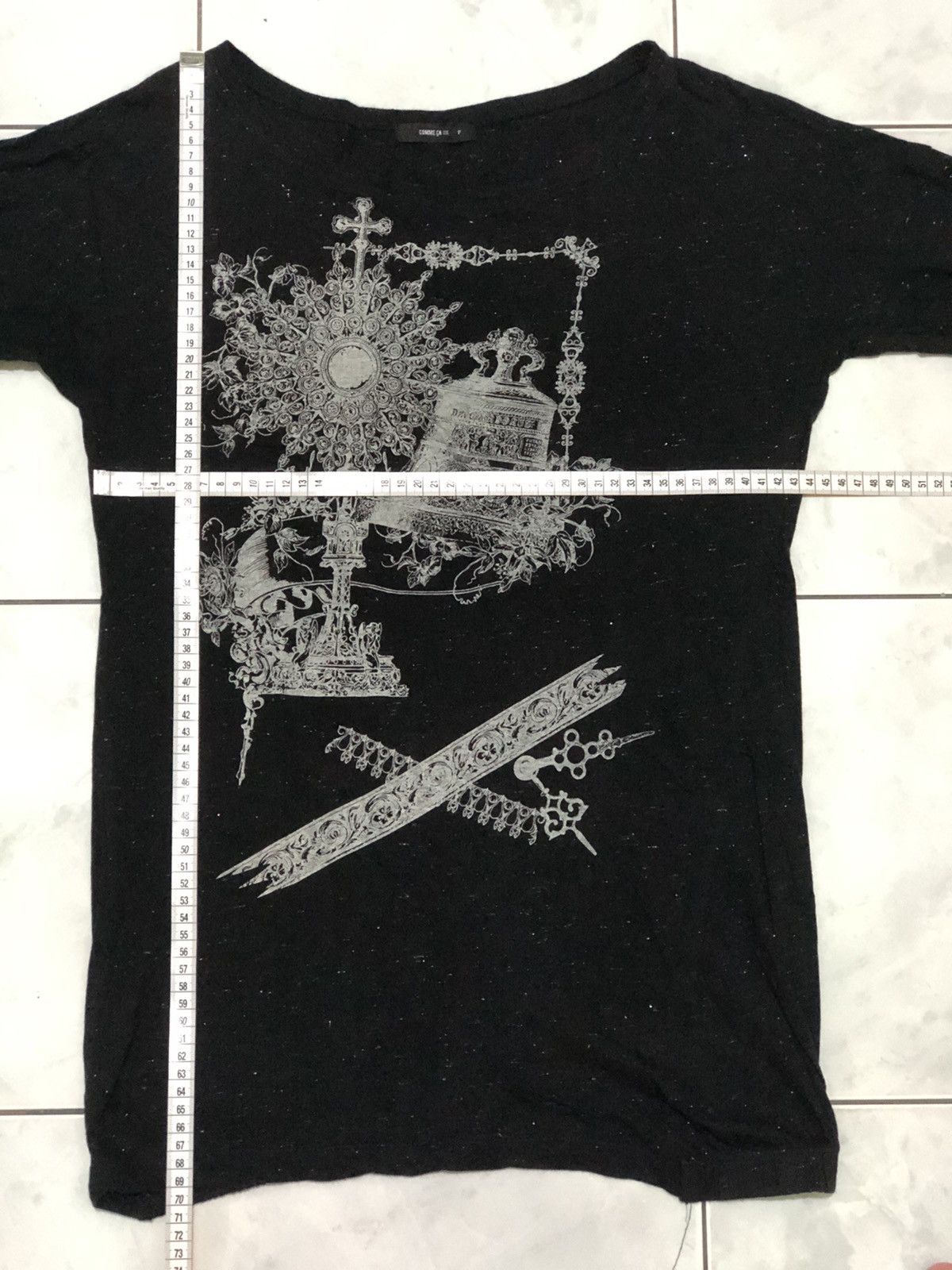 If Six Was Nine Comme Ca ism Midnigt Gothic Darkness Tee Size ONE SIZE - 19 Thumbnail