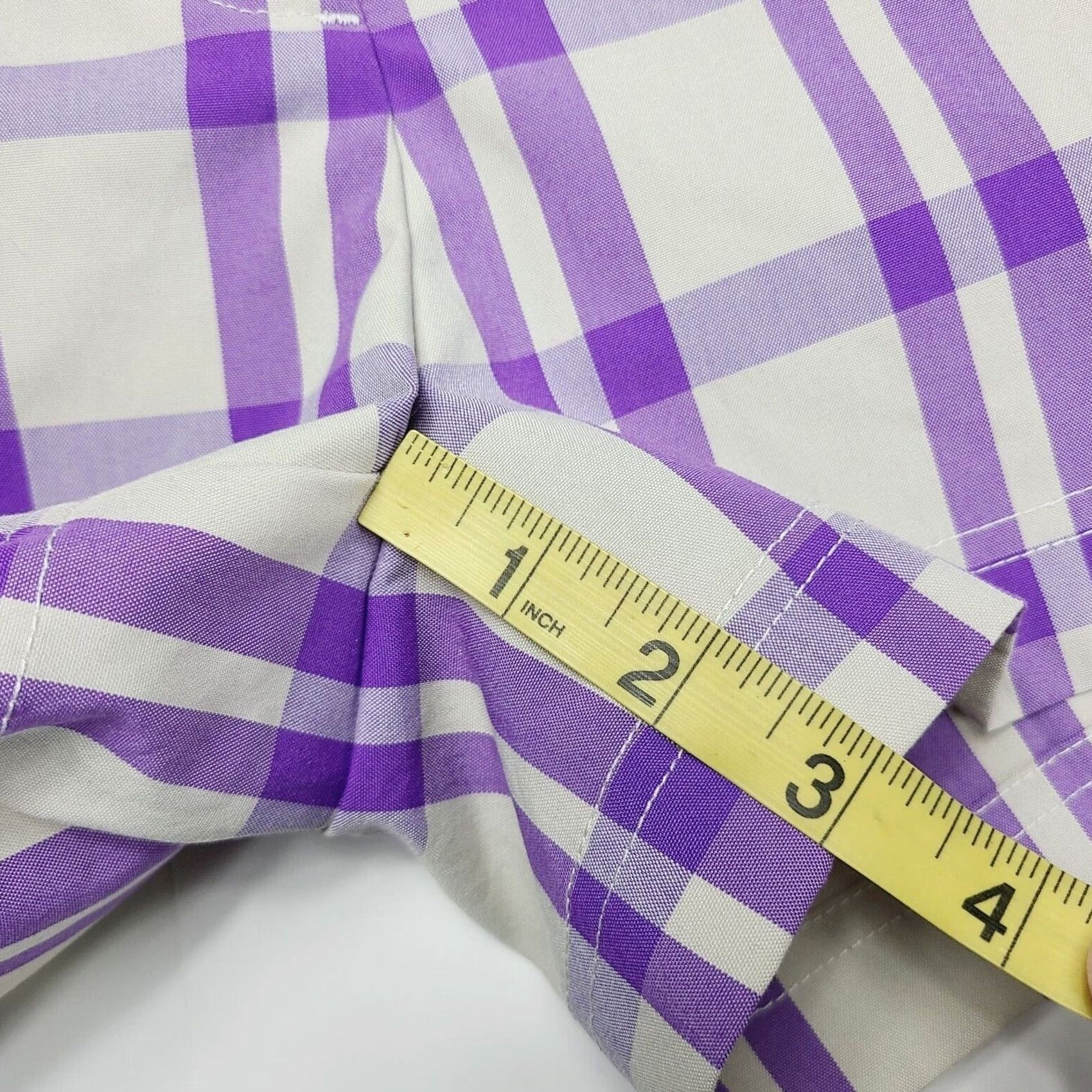 Adidas Adidas Women’s Size 2 Checkered Plaid Shorts Purple Athletic Golf Casual NWT Womens Size 26" / US 2 / IT 38 - 7 Thumbnail