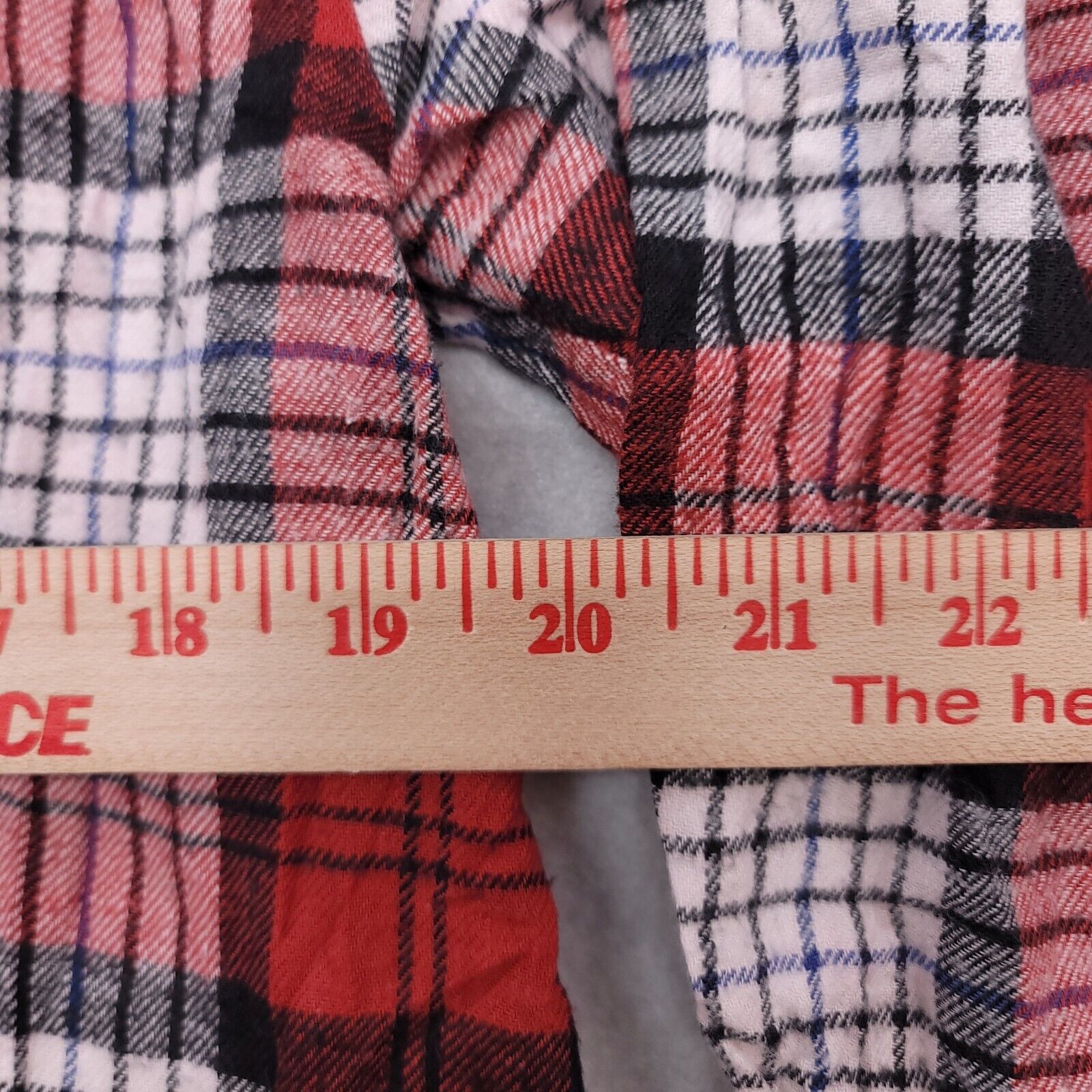 Wrangler Wear First Tartan Flannel Shirt Mens Size Medium M Red White Size US M / EU 48-50 / 2 - 8 Thumbnail