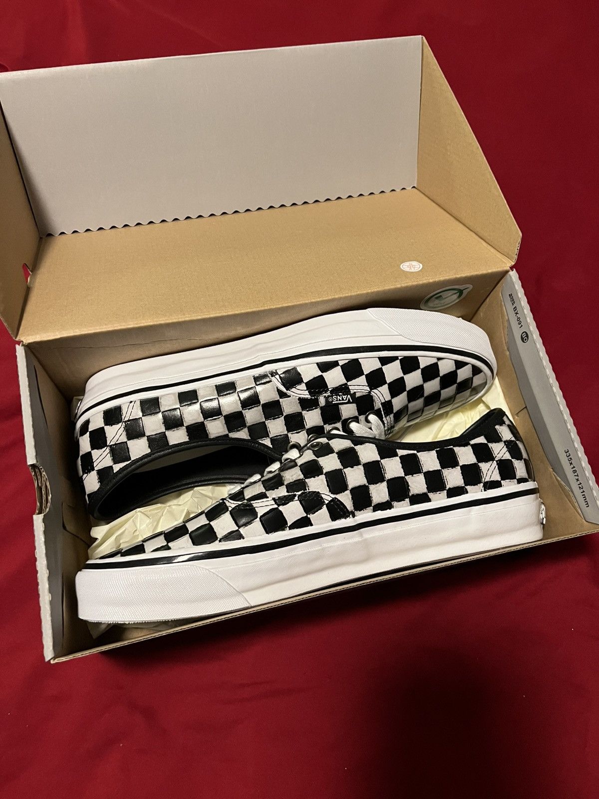 Vans OTW Leather Checkerboard Authentic 44 Vibram Size US 12 / EU 45 - 2 Thumbnail