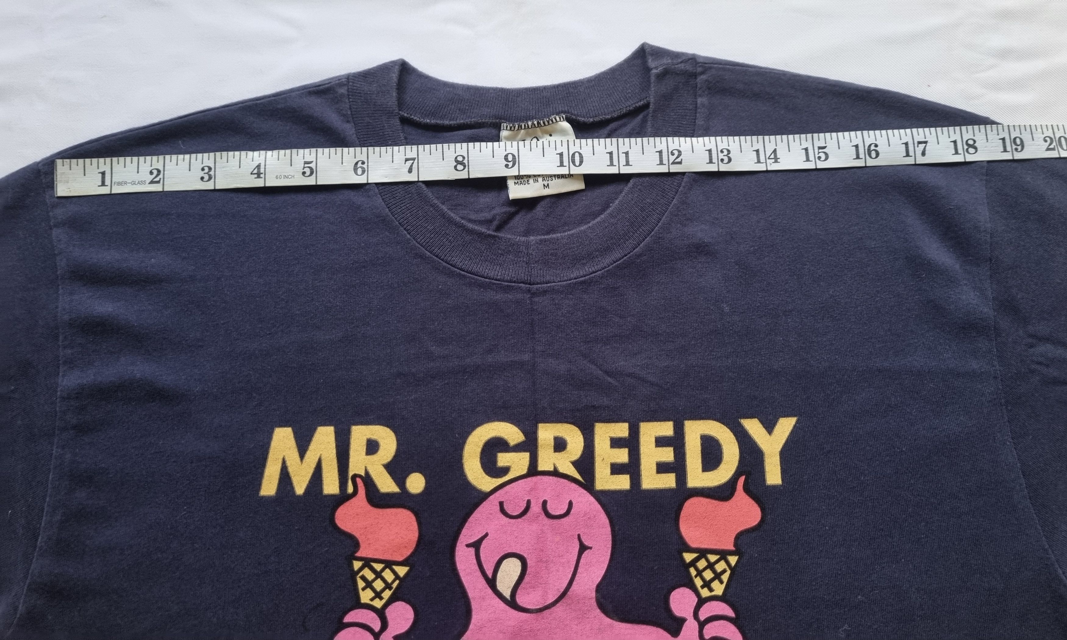 Man Made In Australia Mr. Greedy T Shirt. Size US M / EU 48-50 / 2 - 10 Thumbnail