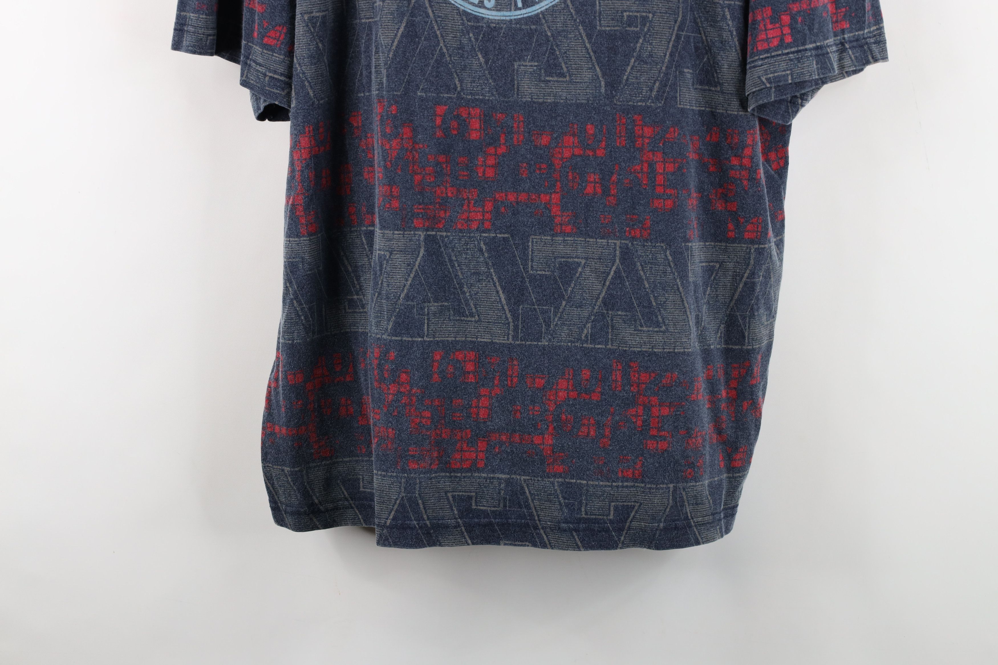 Vintage Vintage 90s Streetwear Geometric All Over Print T-Shirt Size US XL / EU 56 / 4 - 3 Thumbnail