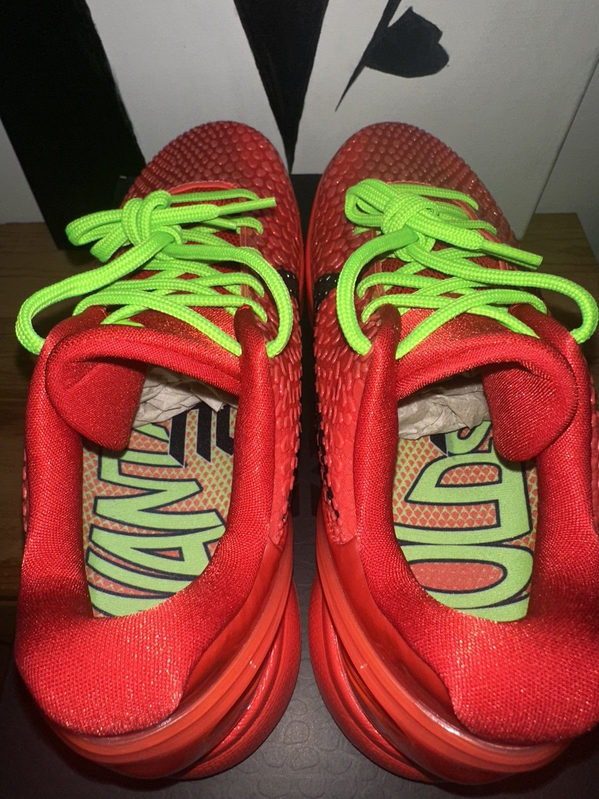 Nike Kobe 6 Protro Reverse Grinch Size US 9.5 / EU 42-43 - 6 Thumbnail