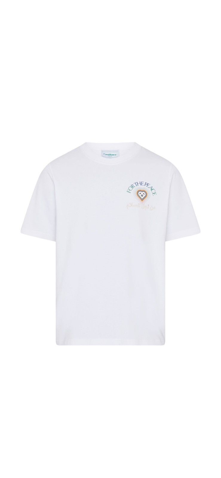 CASABLANCA For The Peace Gradient short sleeve T-shirt