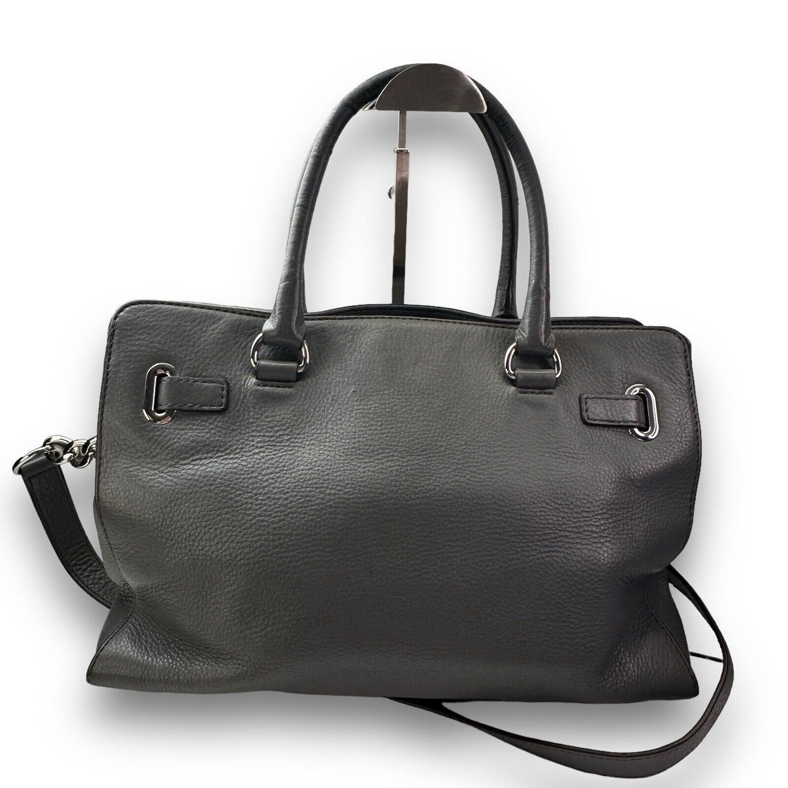 Michael Kors Michael Kors Hamilton Satchel Tote Shoulder Strap Gray 1981 Size ONE SIZE - 2 Thumbnail