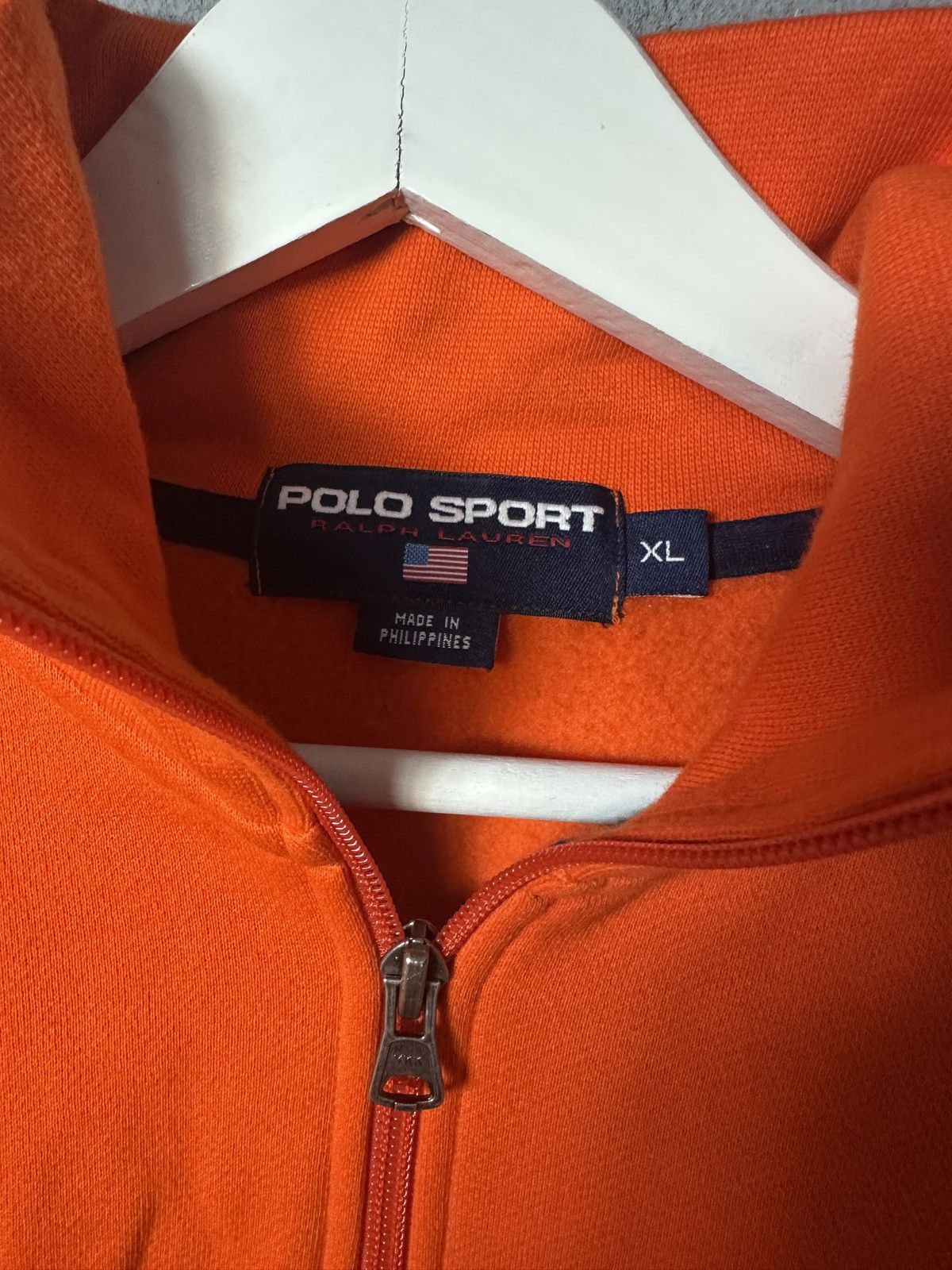 Polo Ralph Lauren × Ralph Lauren Sport × Vintage Polo Sport Ralph Lauren 1/4 Zip Vintage Sweatshirt Size US XL / EU 56 / 4 - 5 Thumbnail
