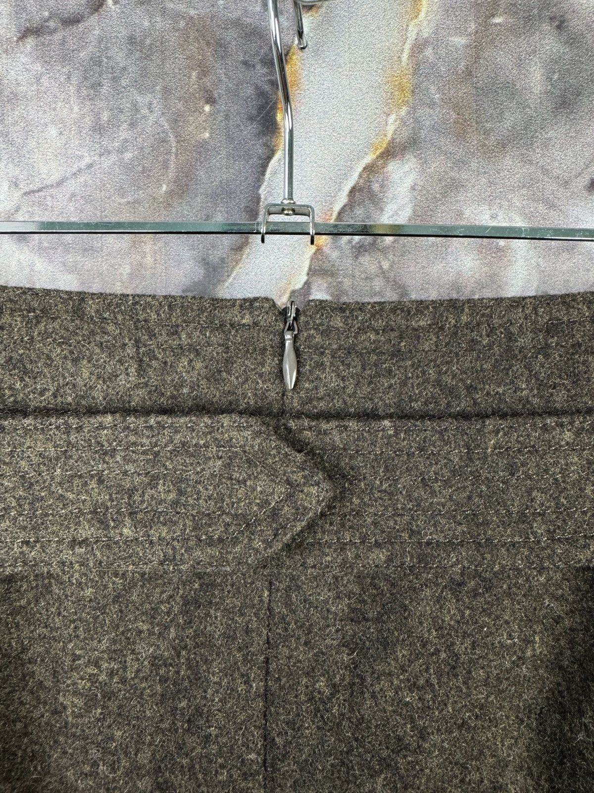 Max Mara Max Mara Wool Wrap Skirt Womens Brown Size Usa 6 Size 28" / US 6 / IT 42 - 8 Thumbnail