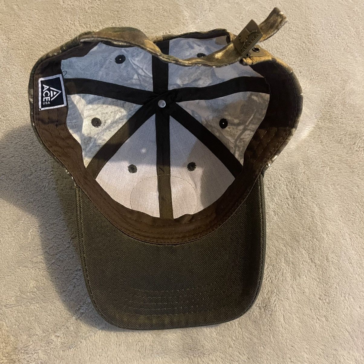 Other Vintage Alaska Hat Men One Size Camo Outdoors Cap Adjustable Size ONE SIZE - 5 Thumbnail