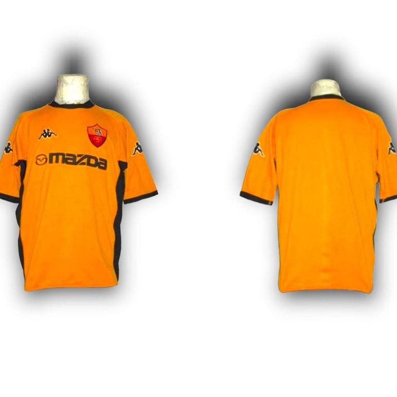Kappa As Roma Italy 2002 2003 Goalkeeper Home Shirt Jersey Size US L / EU 52-54 / 3 - 3 Thumbnail