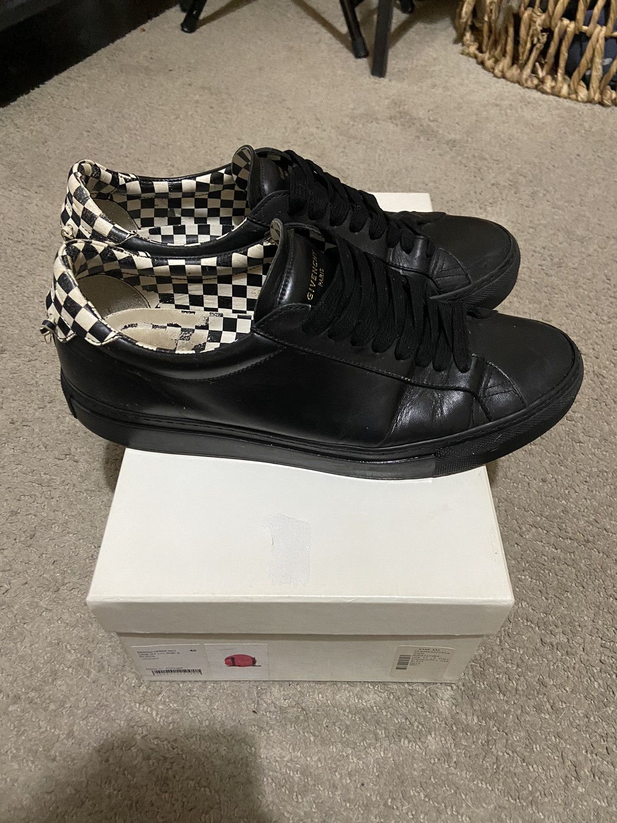 Designer × Givenchy Givenchy Urban Street Low - Checkered Black/White Size US 8.5 / EU 41-42 - 7 Thumbnail
