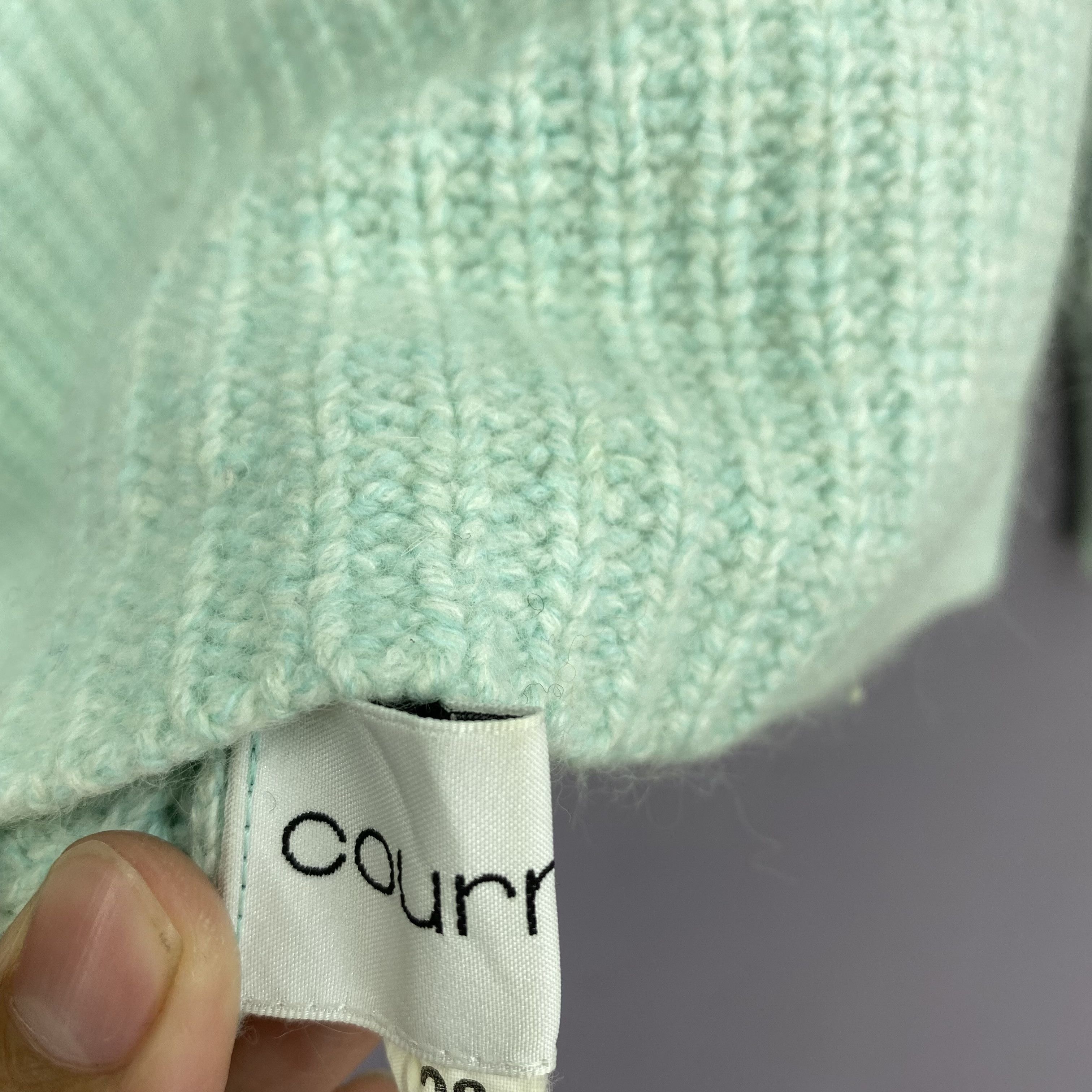 Courreges Vintage 90s Courreges Knitwear Sweater Sweatshirt | GF20426 Size US XXS / EU 40 - 3 Thumbnail