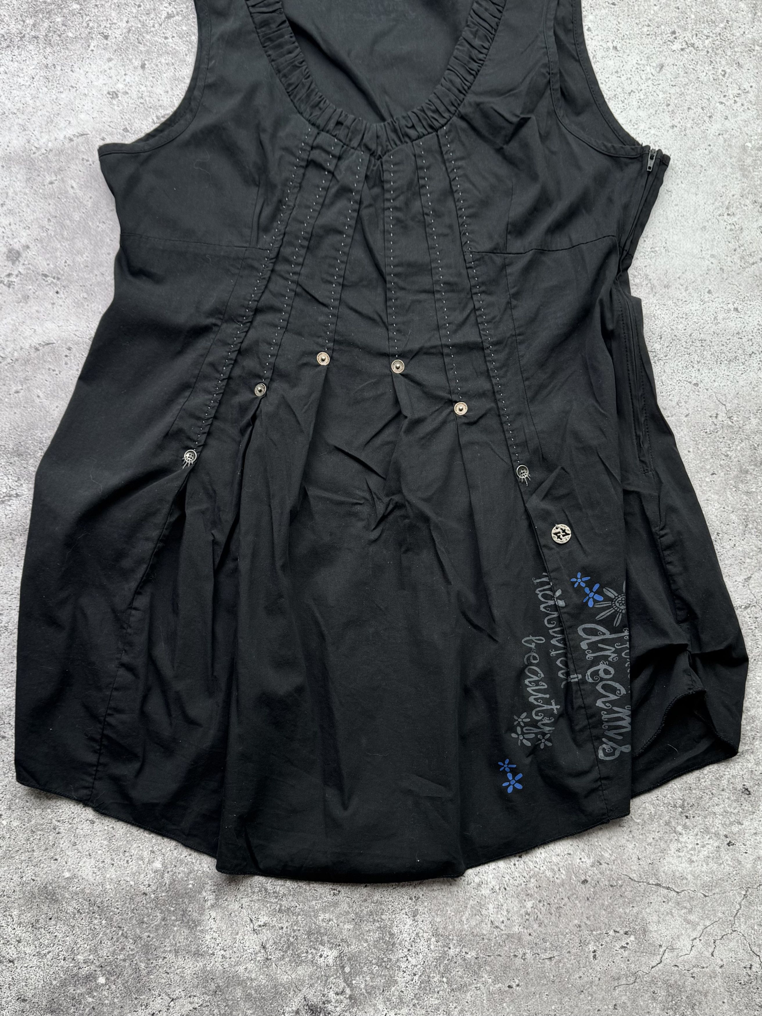 Japanese Brand Vintage Flare Dress C607(V604) Size M / US 6-8 / IT 42-44 - 3 Thumbnail