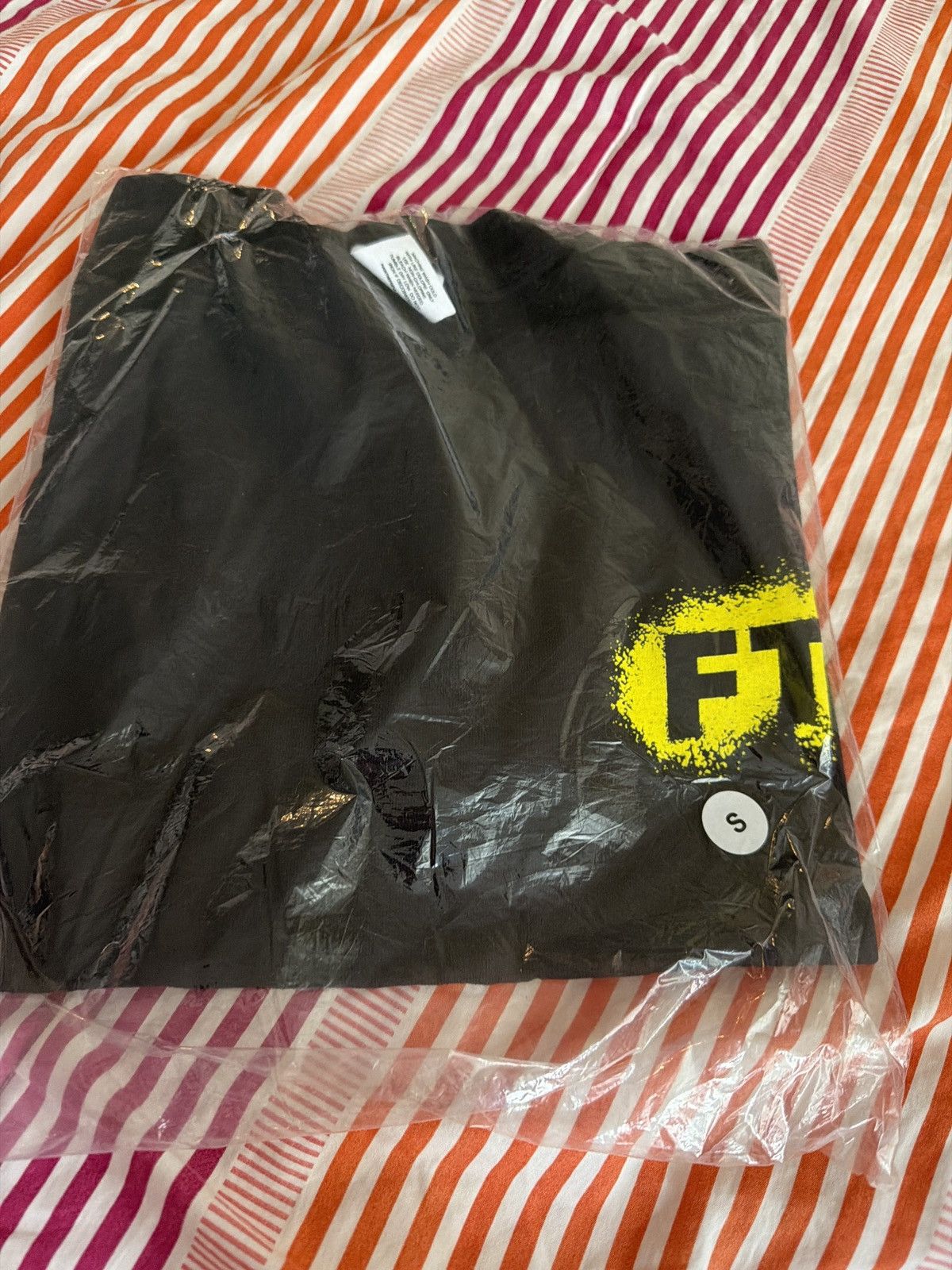 Fuck The Population FTP Splatter Yellow Black Paint Logo Tee Small Size US S / EU 44-46 / 1 - 3 Thumbnail