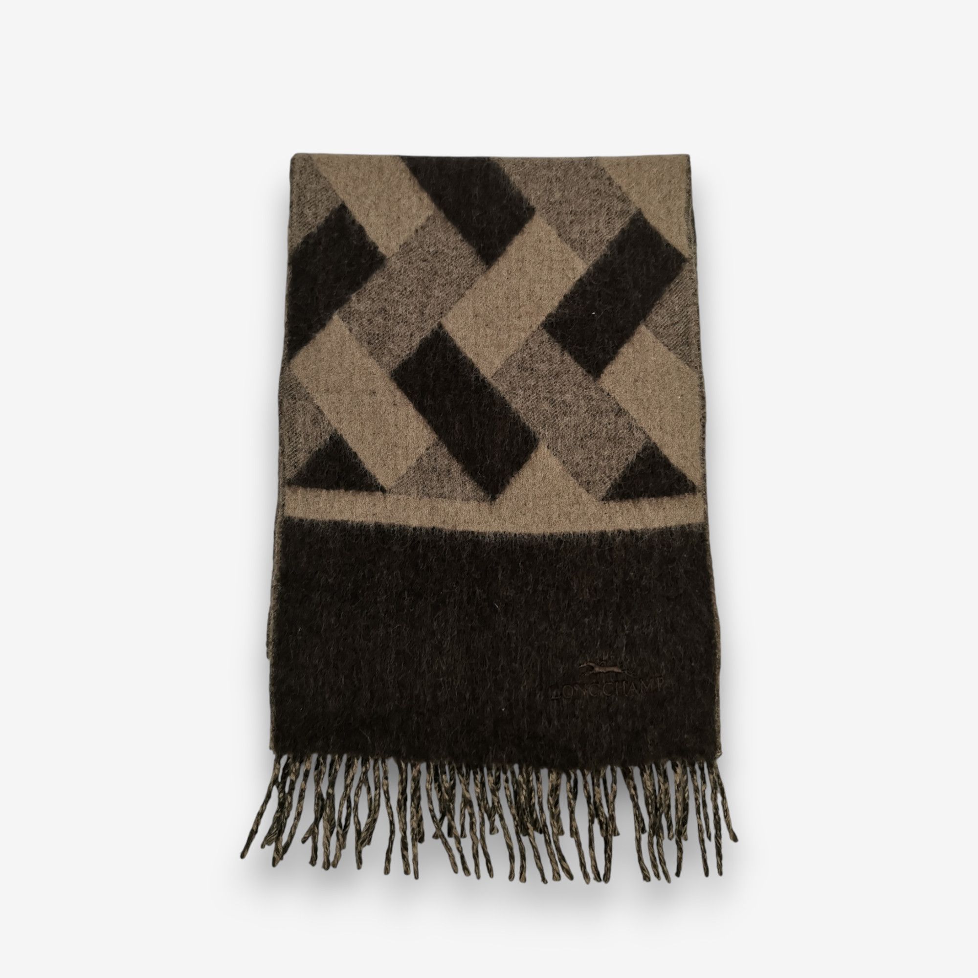 Longchamp Vintage Longchamp Scarf Wool Cashmere Scarves. Size ONE SIZE - 2 Thumbnail
