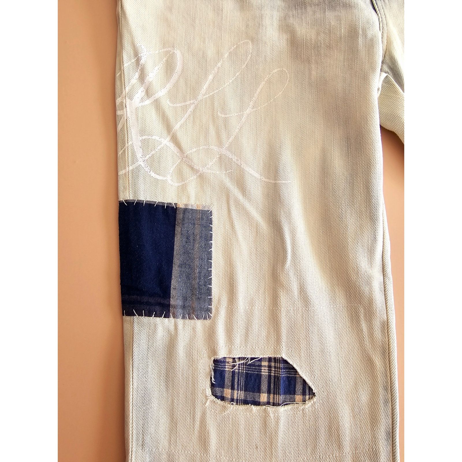 Lauren Ralph Lauren Ralph Lauren Patchwork Relax Tapered Ankle Jeans 28/6 Size 28" / US 6 / IT 42 - 11 Thumbnail