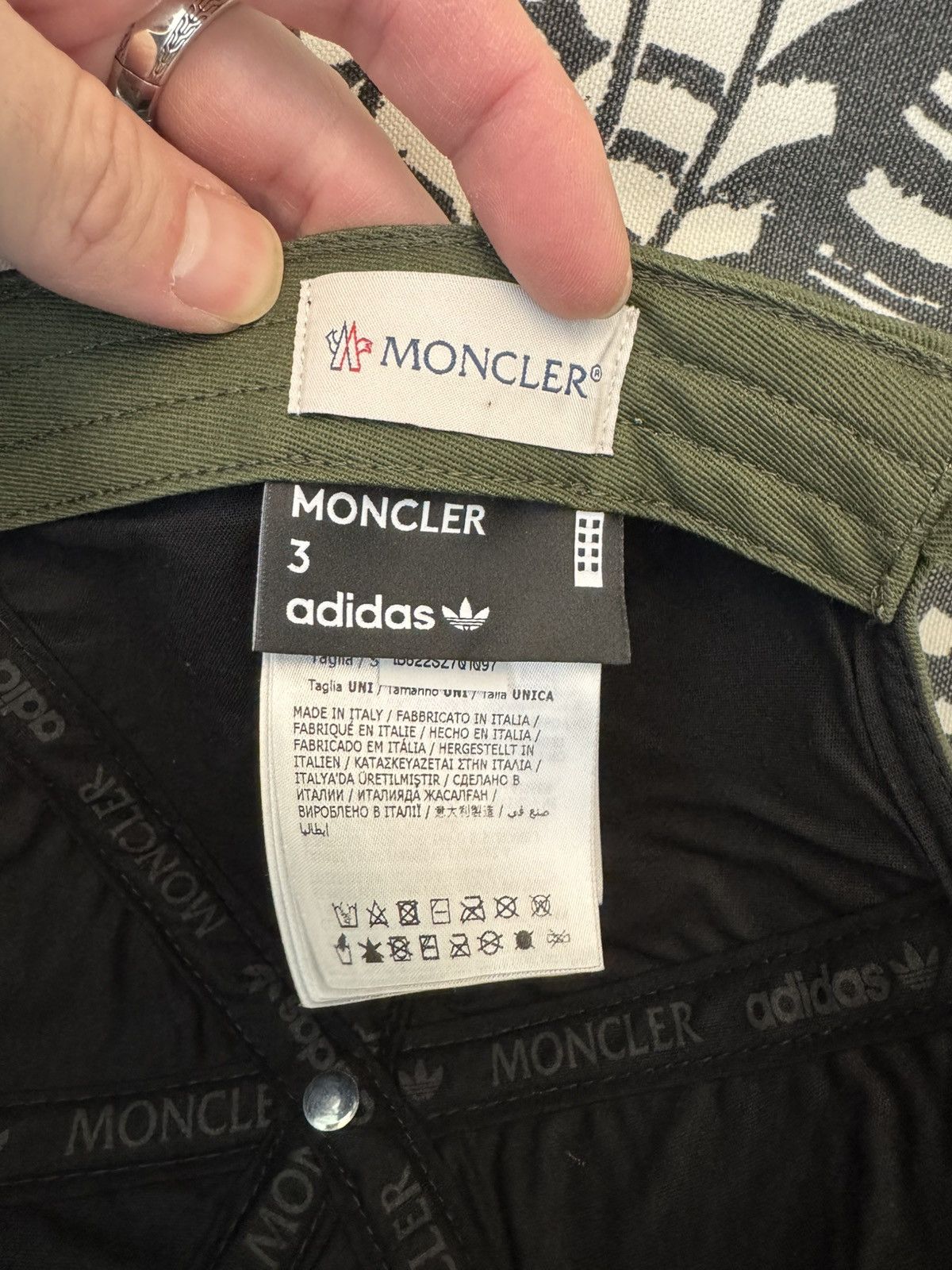Adidas MONCLER X ADIDAS ORIGINALS BASEBALL CAP Size ONE SIZE - 8 Thumbnail