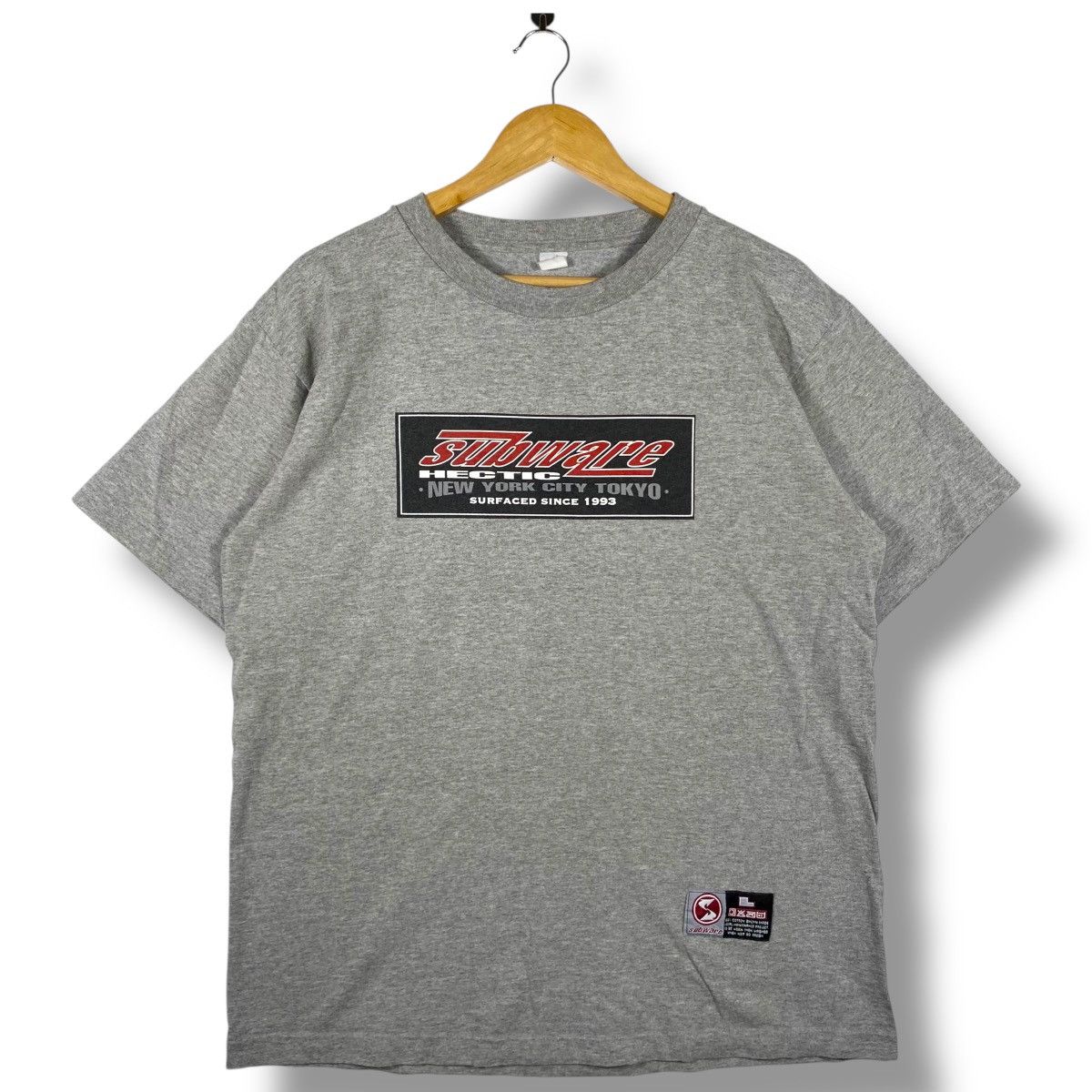 90s HECTIC × SUBWARE Tee L 90s SUBWARE サブウェア Lサイズ Tシャツ HECTIC スケート