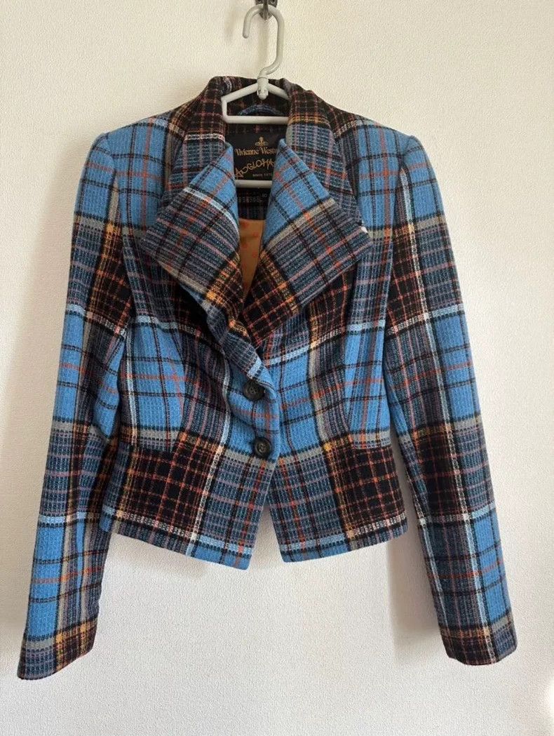 Vivienne Westwood Vivienne Westwood Plaid Blazer Skirt Suit - dmc Size US M / EU 48-50 / 2 - 1 Thumbnail