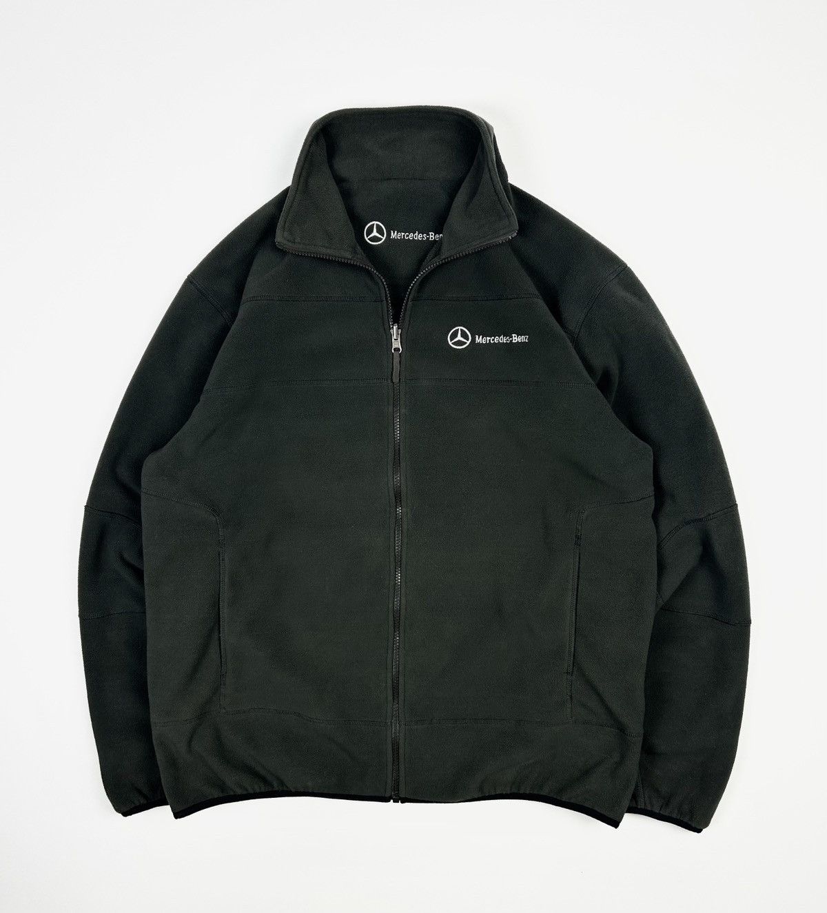 Audi × Mercedes-Benz vintage Mercedes Benz fleece Jacket Racing sweatshirt Size US L / EU 52-54 / 3 - 1 Thumbnail