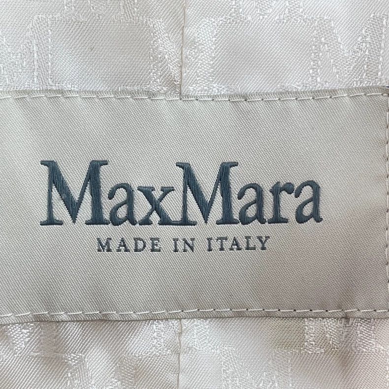 Max Mara Max Mara 101801 Gentle White Strap Coat Size M / US 6-8 / IT 42-44 - 3 Thumbnail